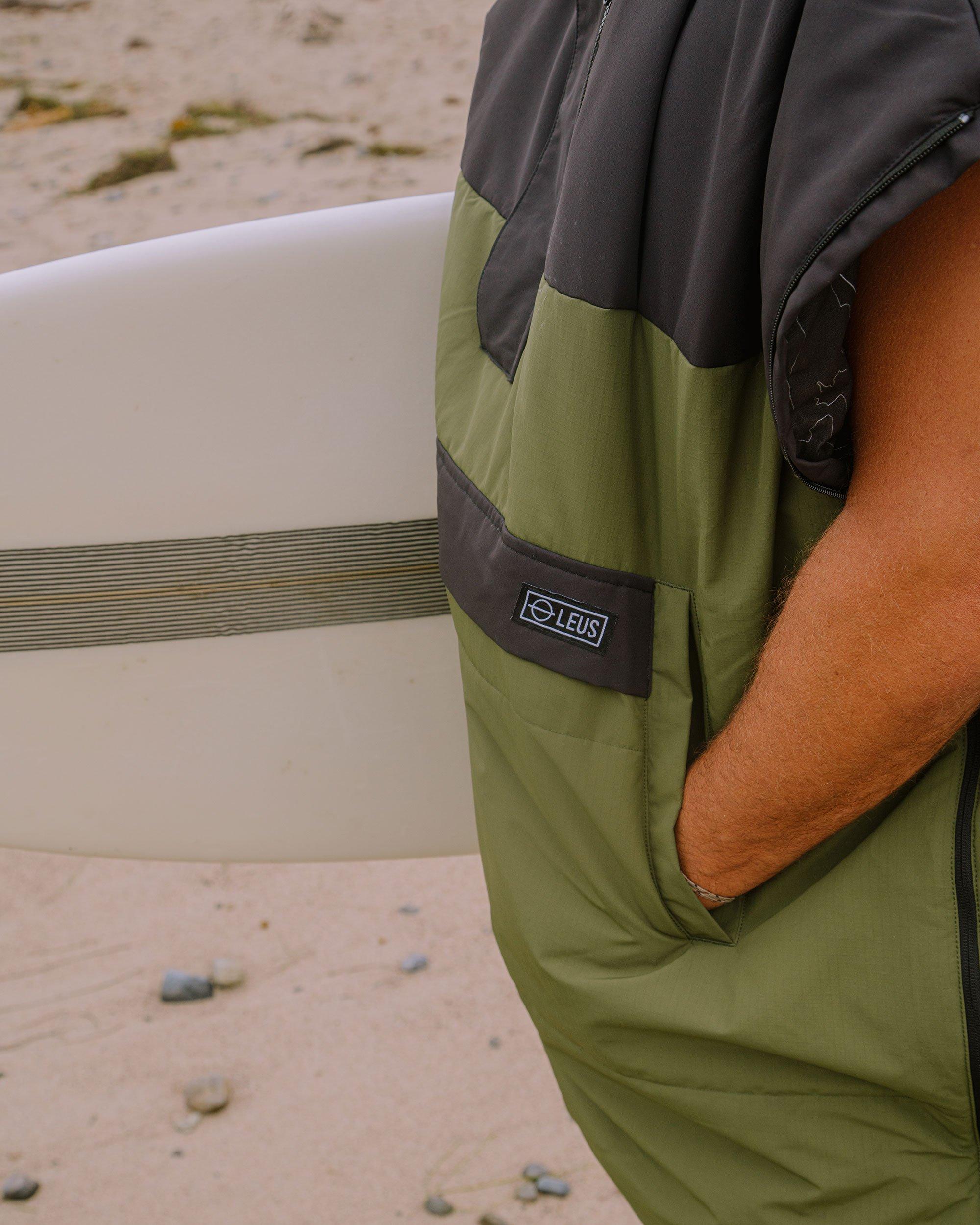 LEUS Yosemite Apex Poncho on male