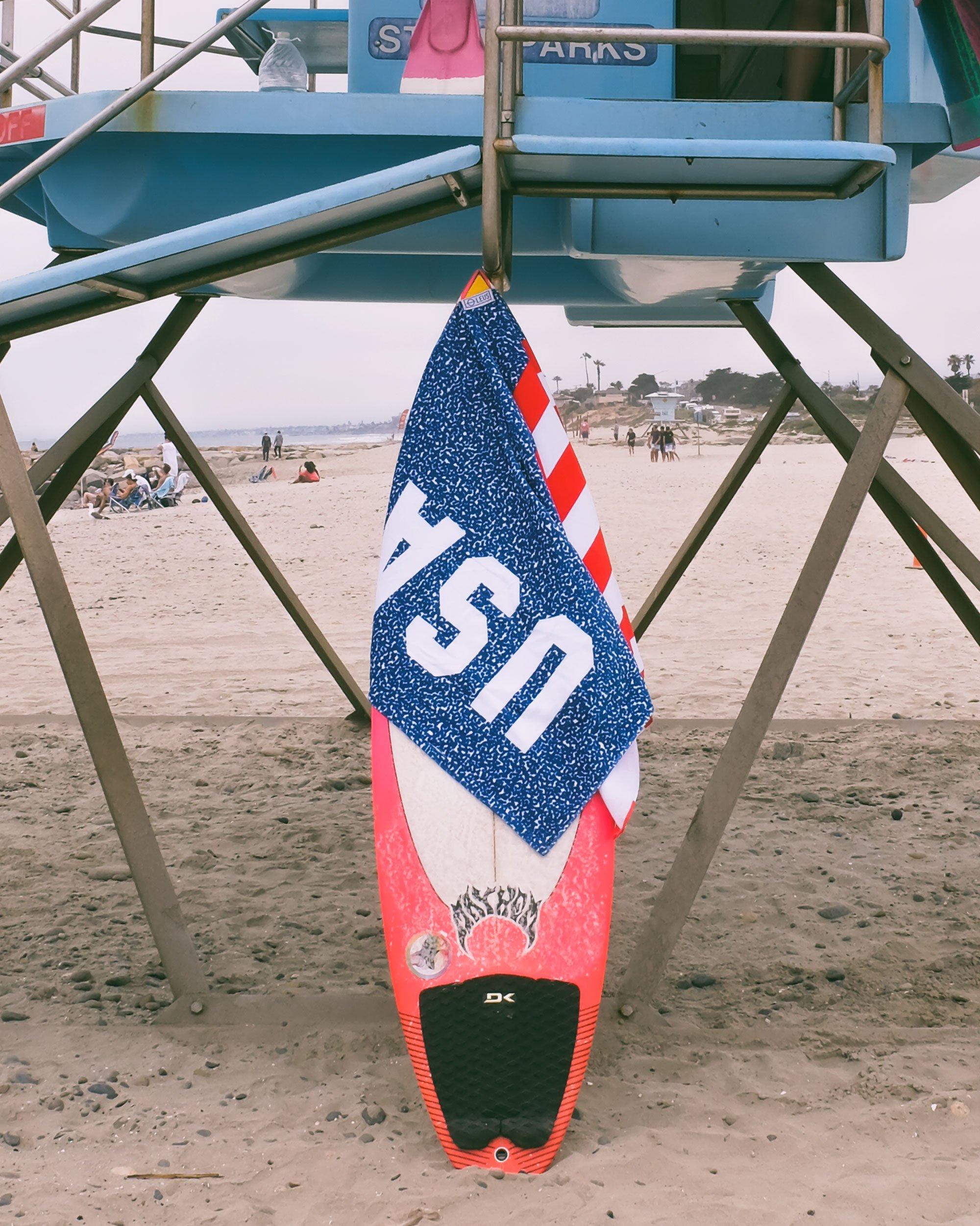 USA Surfing Olympic Beach Eco Towel 2