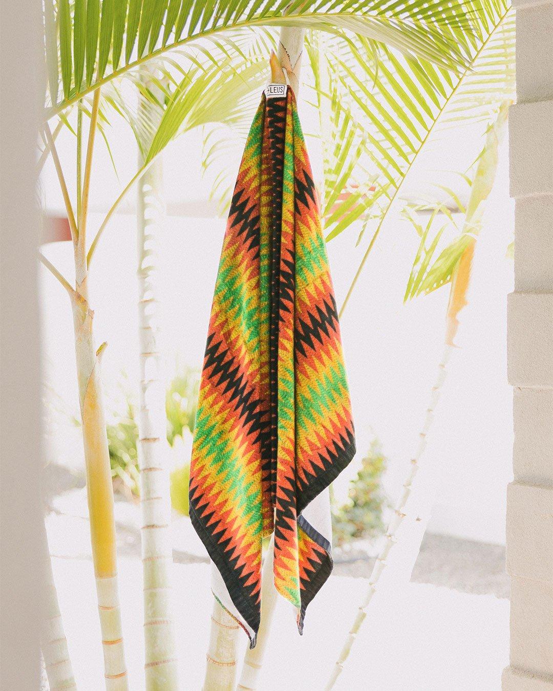 LEUS Ziggy Beach Towel hanging