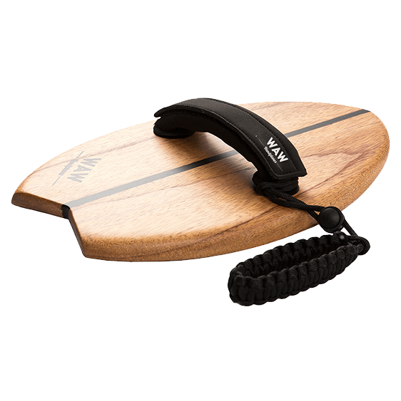 WAW Timber Fish Body Surfing Handplane - Pinstripe 1