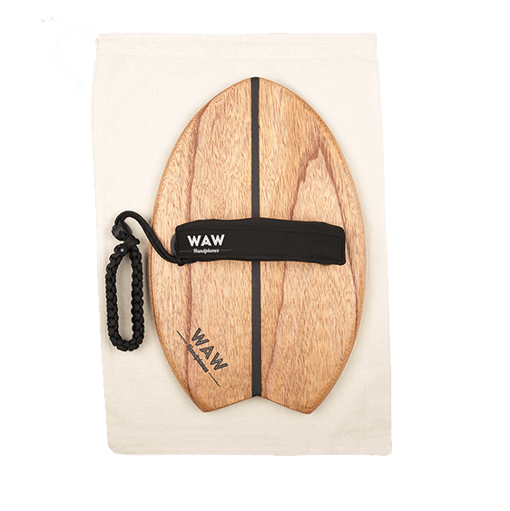 WAW Timber Fish Body Surfing Handplane - Pinstripe 6