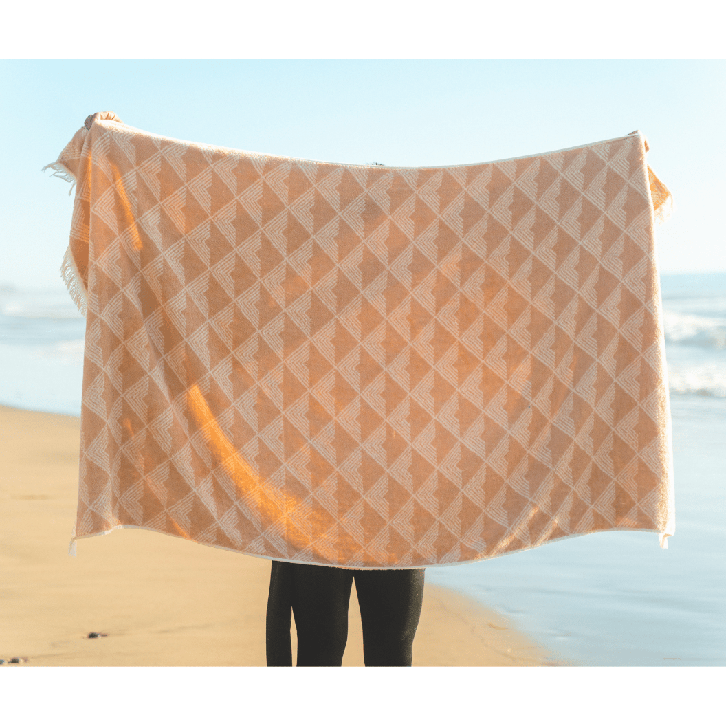 West Path Oversized Beach Towel - Organic Cotton