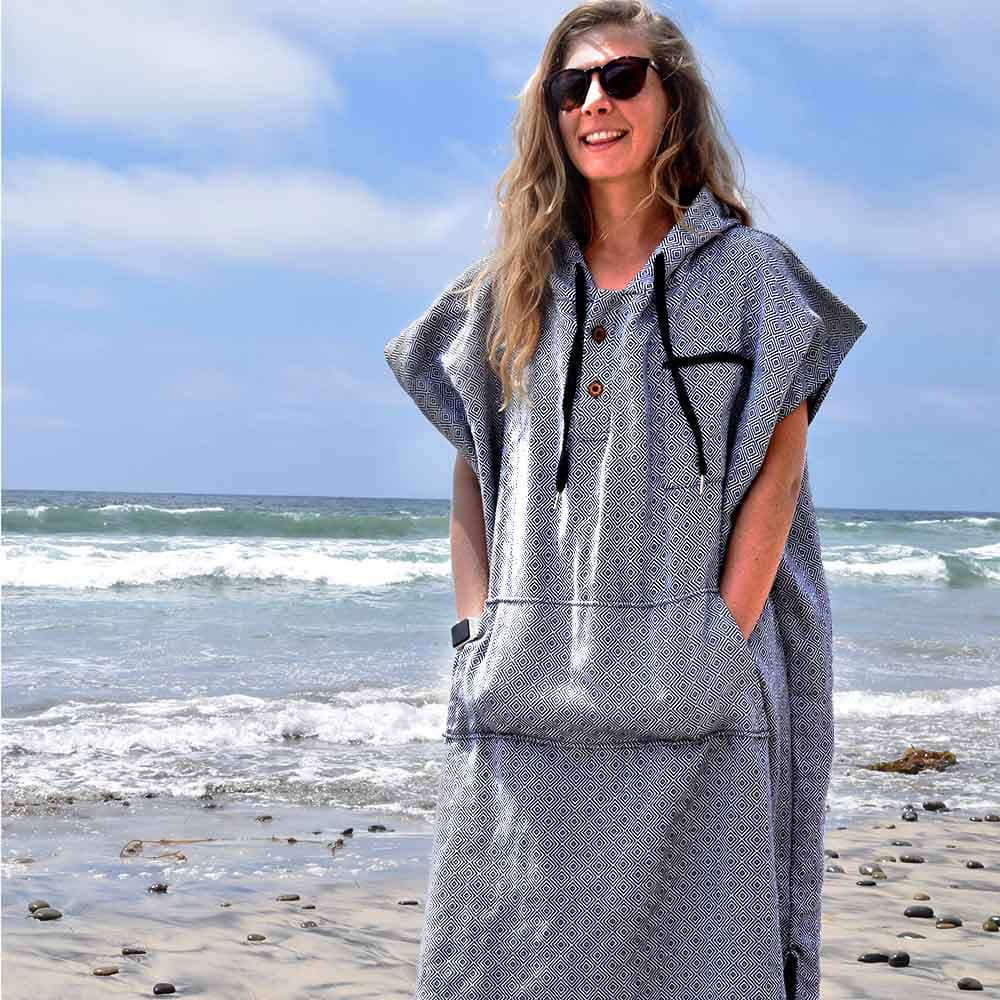 West Path Surf Changing Poncho - Lightweight Turkish