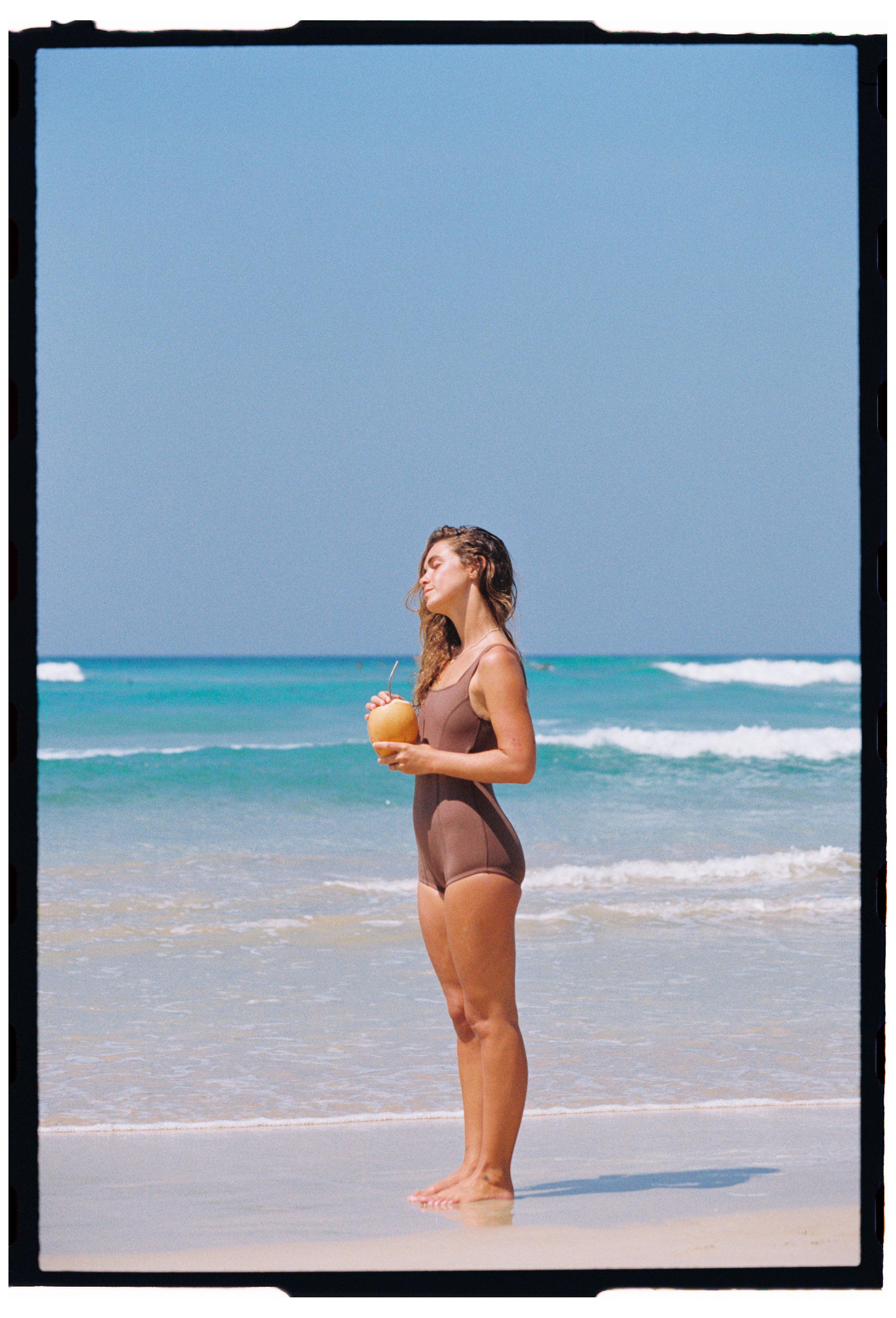 Lifestyle image with coconut