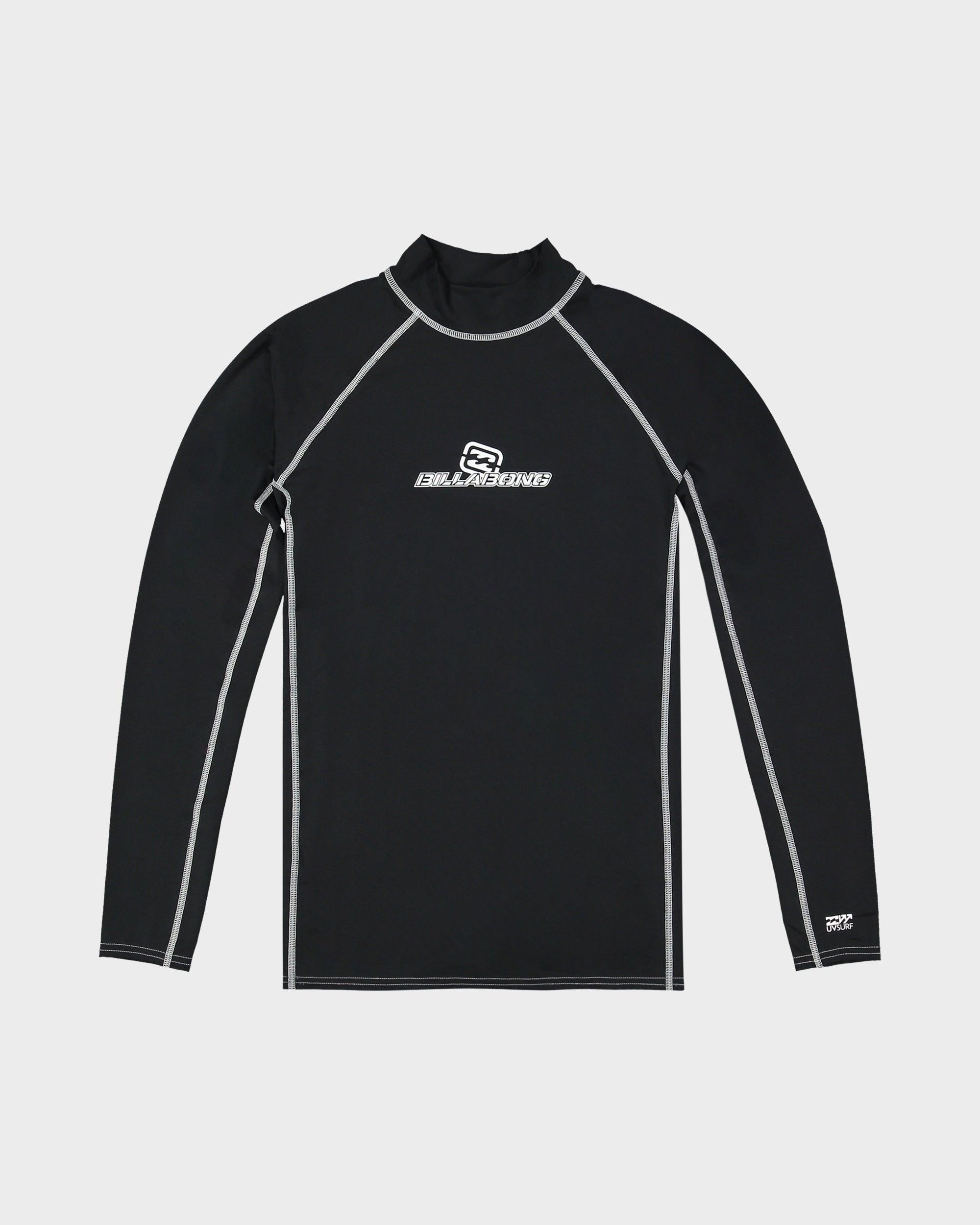 Mens Jimmy Contrast Long Sleeve Rash Vest