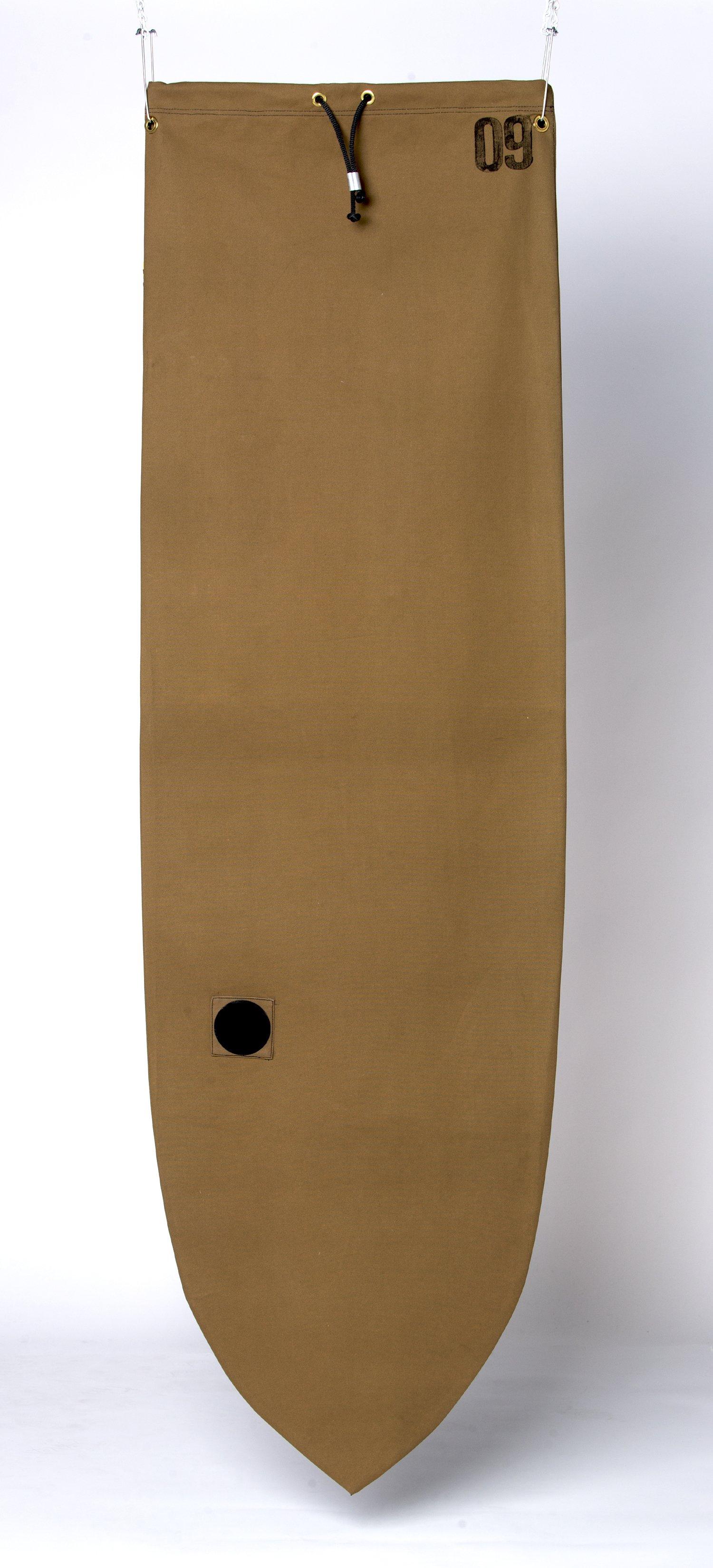 OLA CANVAS Bonzer Surfboard Bag - Ranger Brown - front