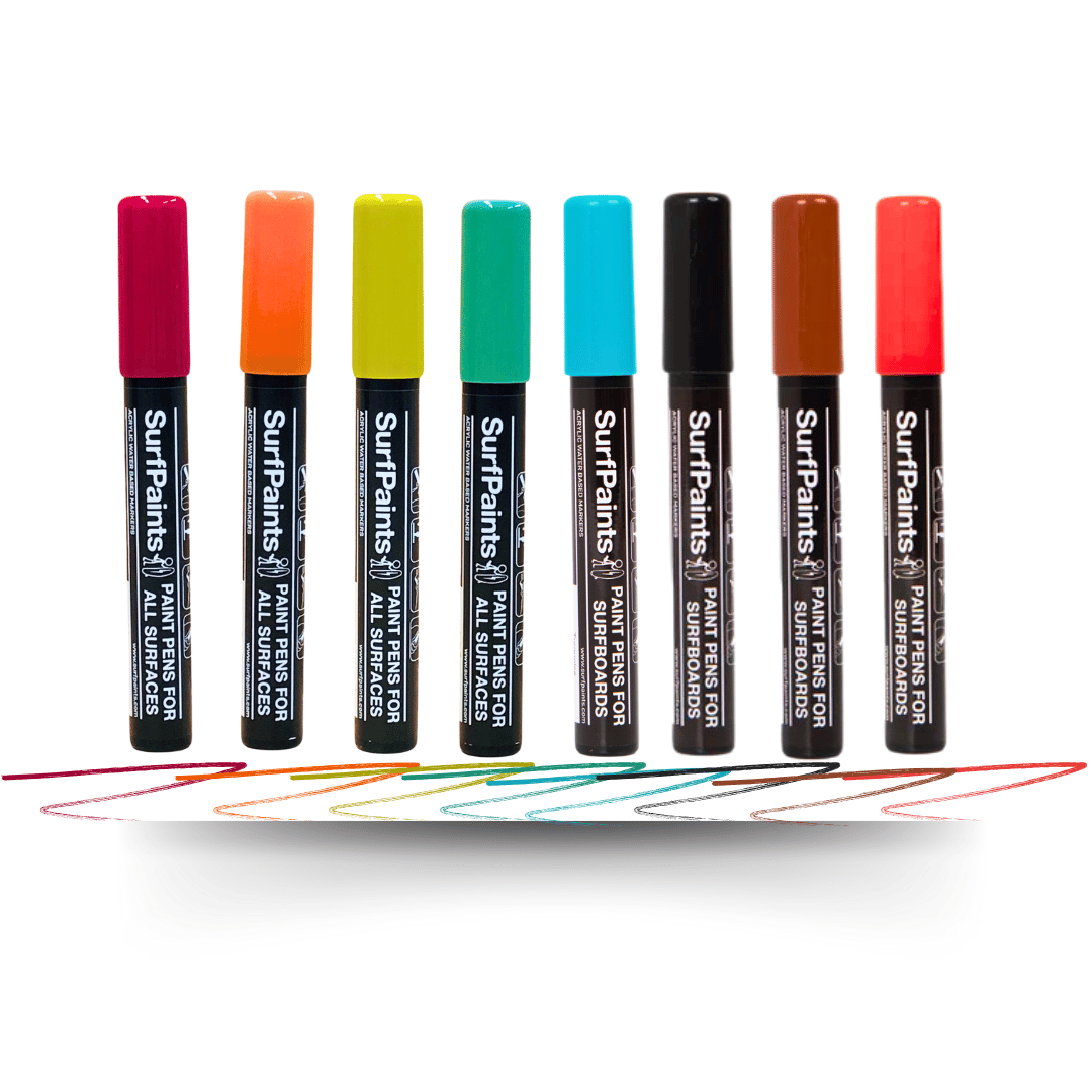 Earth Acrylic Paint Pens - 4mm Durable Bullet Nibs for All Surfaces – Premium Japanese Quality