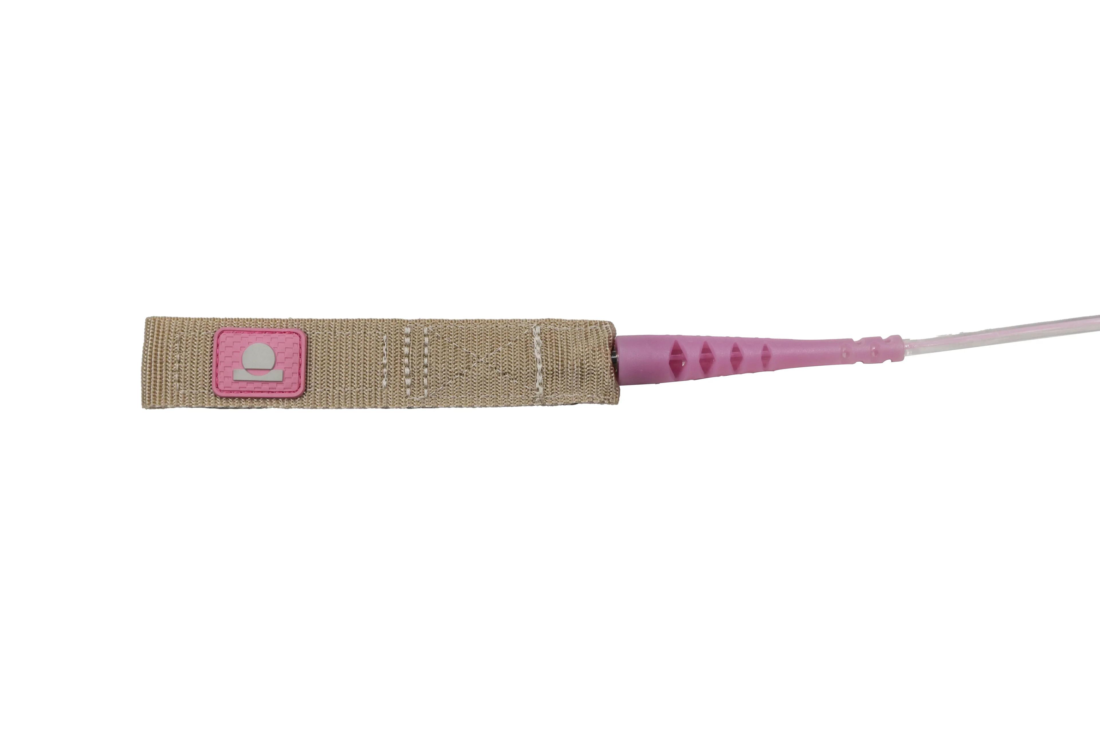 Summer vibes Session 6ft surfboard Leash Leg rope - Pink - Summer vibes