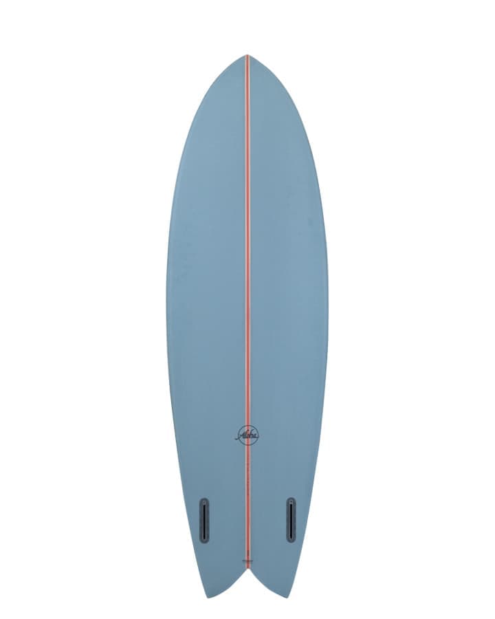 Keel Twin PU + PVCP - Blue (Aloha) - 5' 8" x 20 1/2" x 2 3/8" x 31.1L - Futures 3