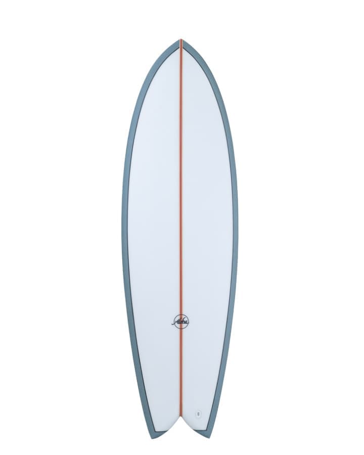 Keel Twin PU + PVCP - Blue (Aloha) - 5' 8" x 20 1/2" x 2 3/8" x 31.1L - Futures 2