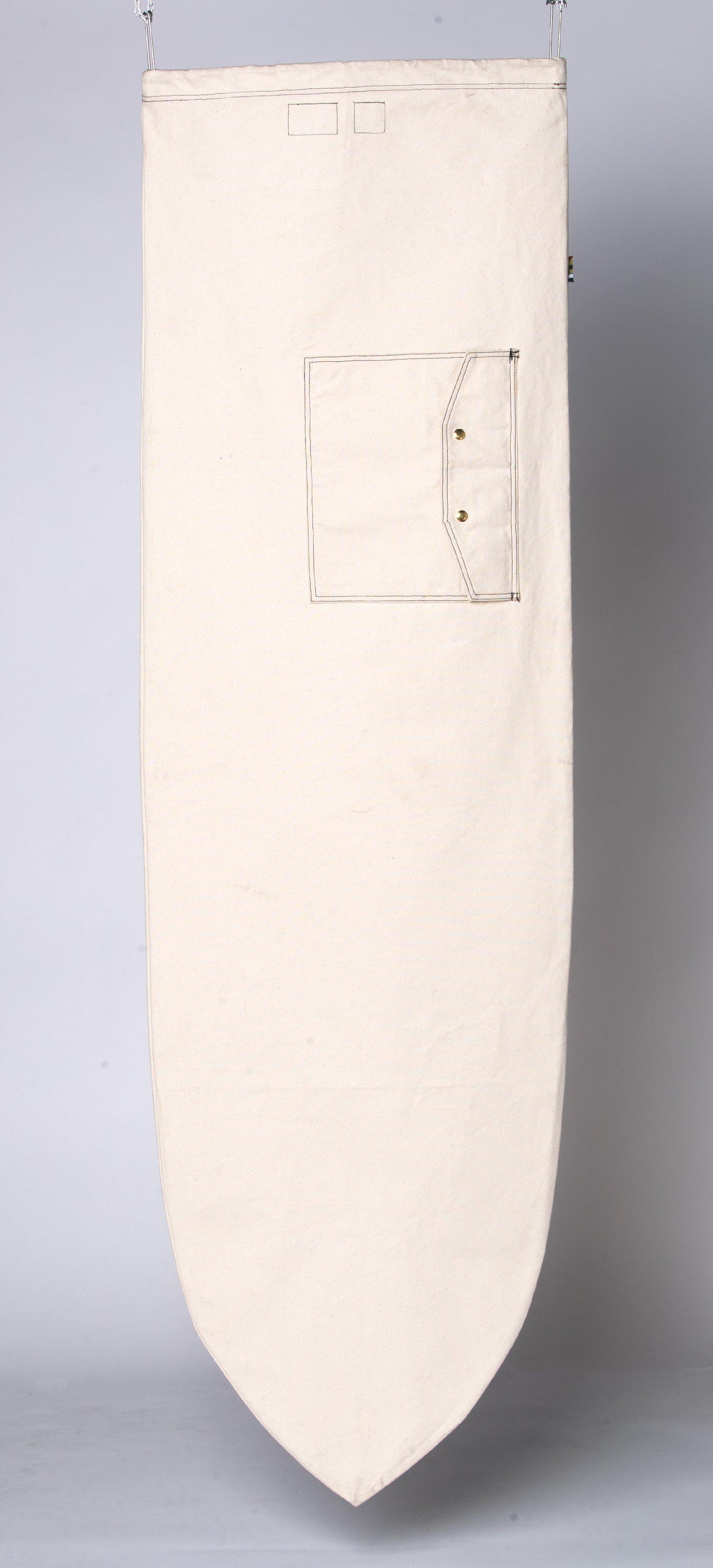 OLA CANVAS Bonzer Surfboard Bag - Ranger Brown - back