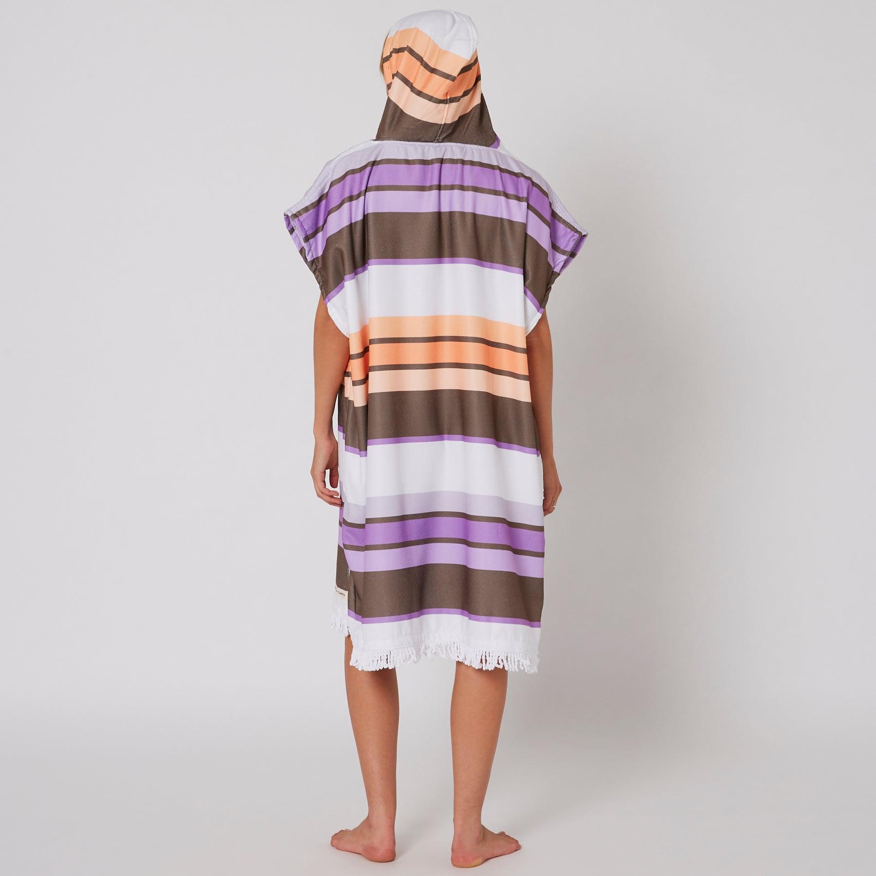 Ladies Sunkissed Hooded Poncho Packaging