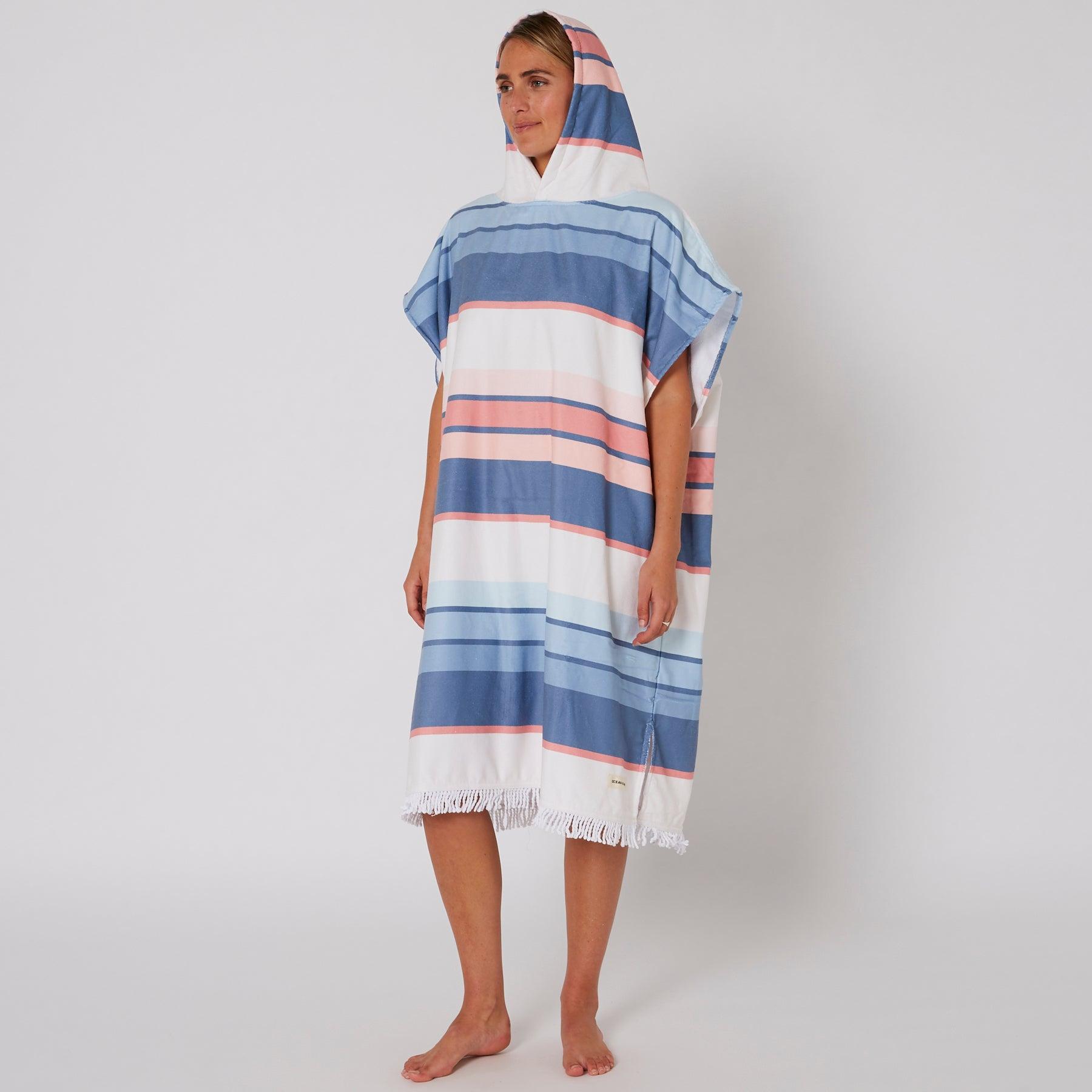 Ladies Sunkissed Hooded Poncho Wrong Color
