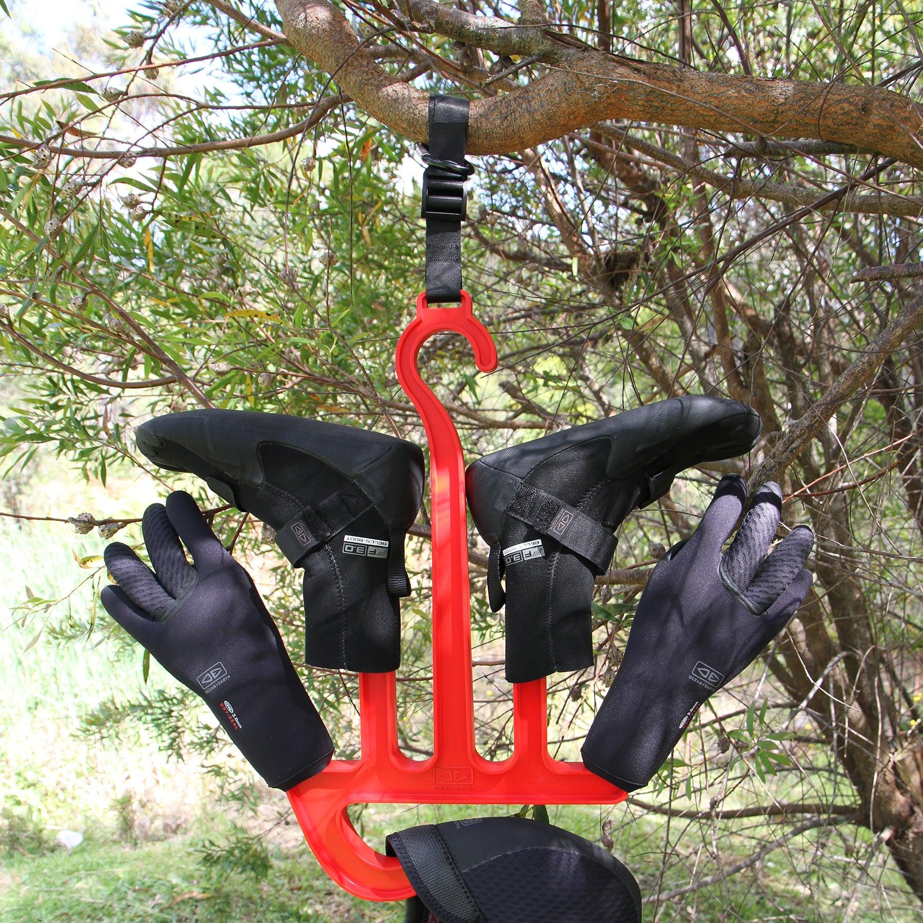 Hanger with accessories outdoor