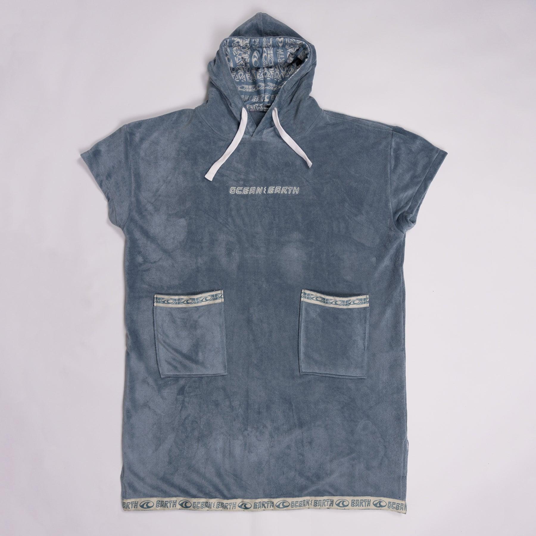 Mens Strike Hooded Poncho Petrol