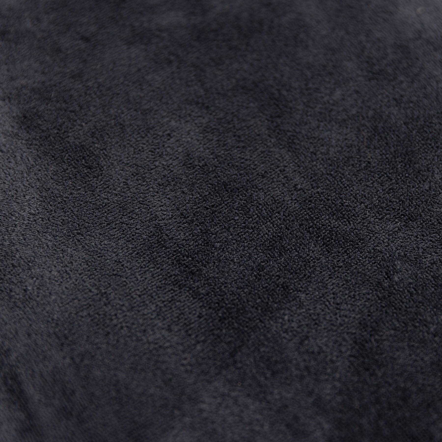 Dull Black Poncho Fabric Texture