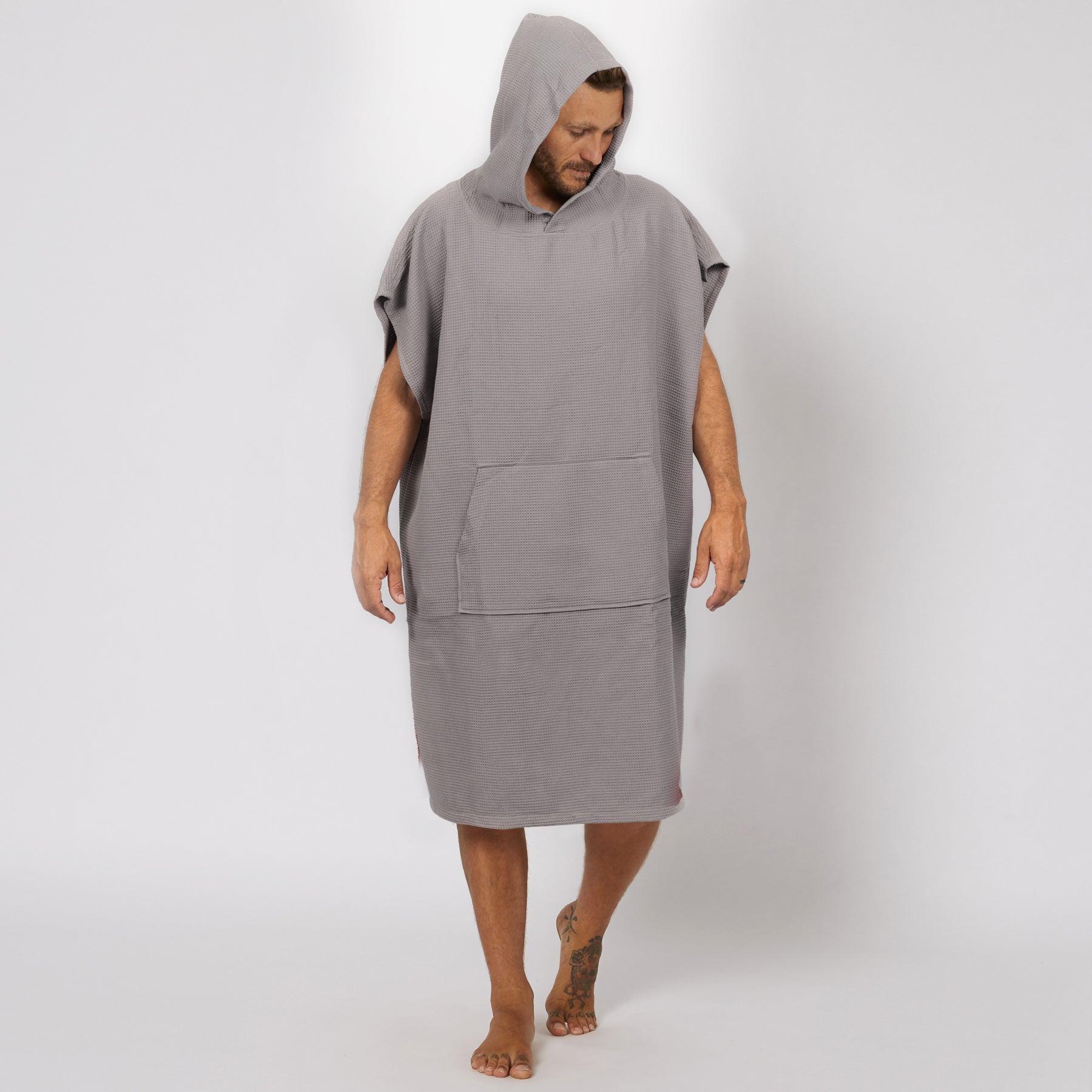 Front view of Waffle Poncho