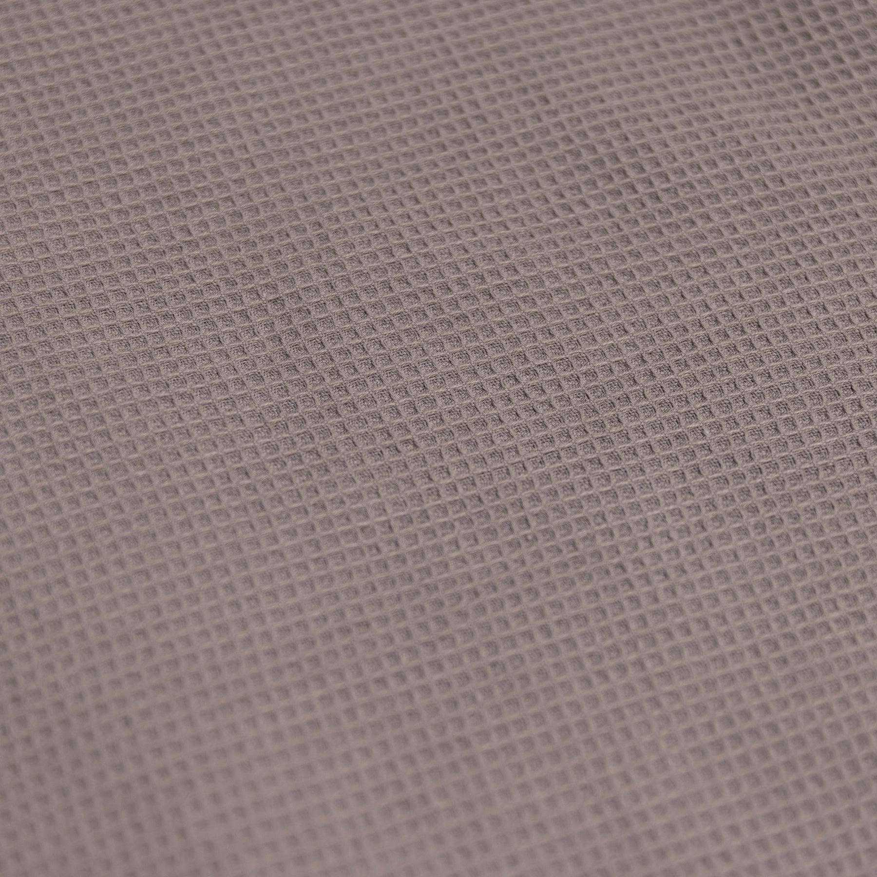 Fog Waffle Poncho Fabric Closeup