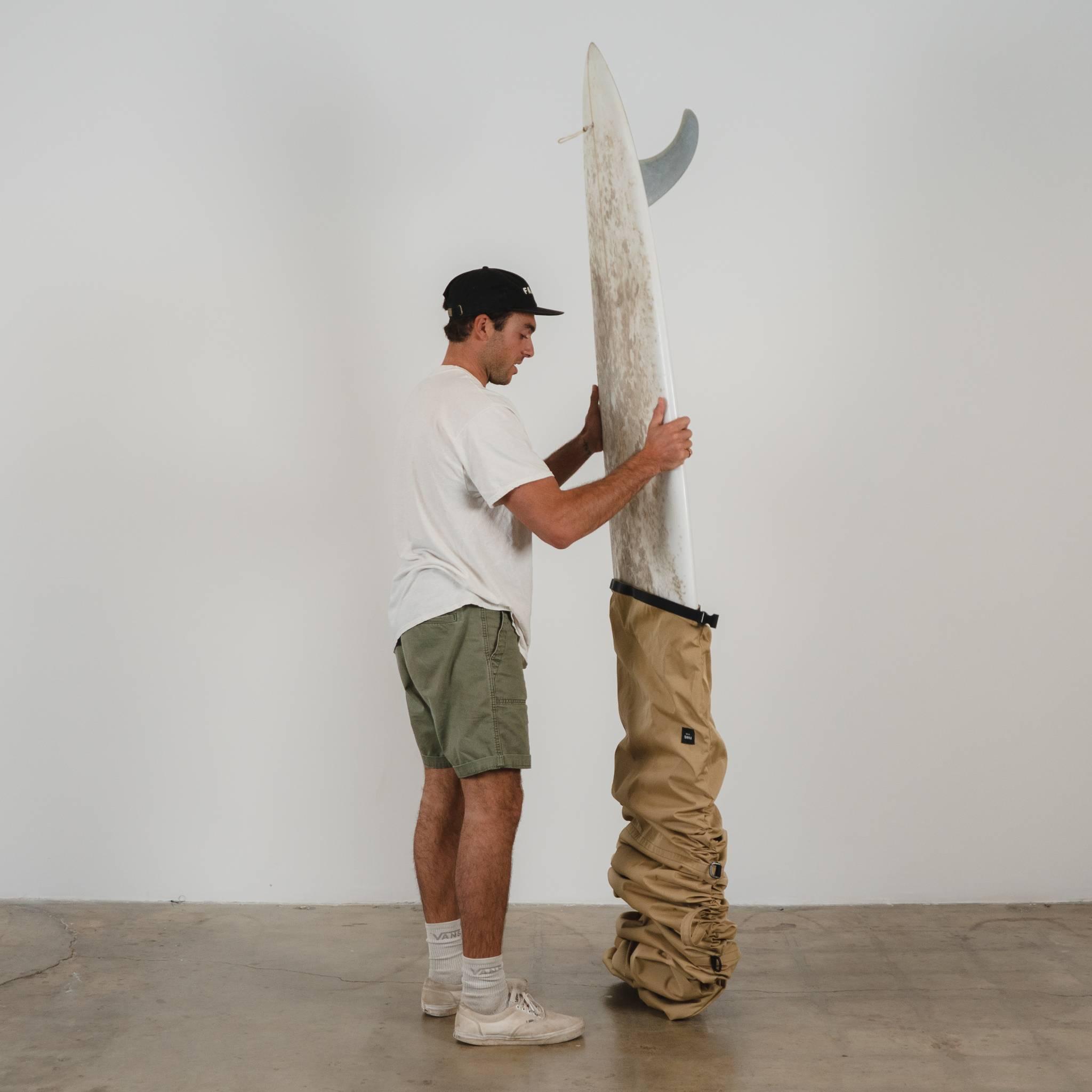 Harbor Tan Canvas Surfboard Bag
