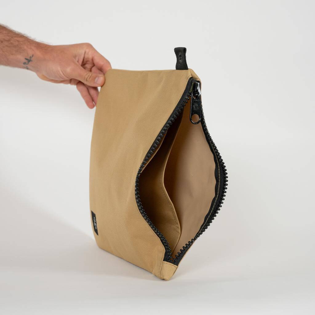 Harbor Tan Fin Wallet Open