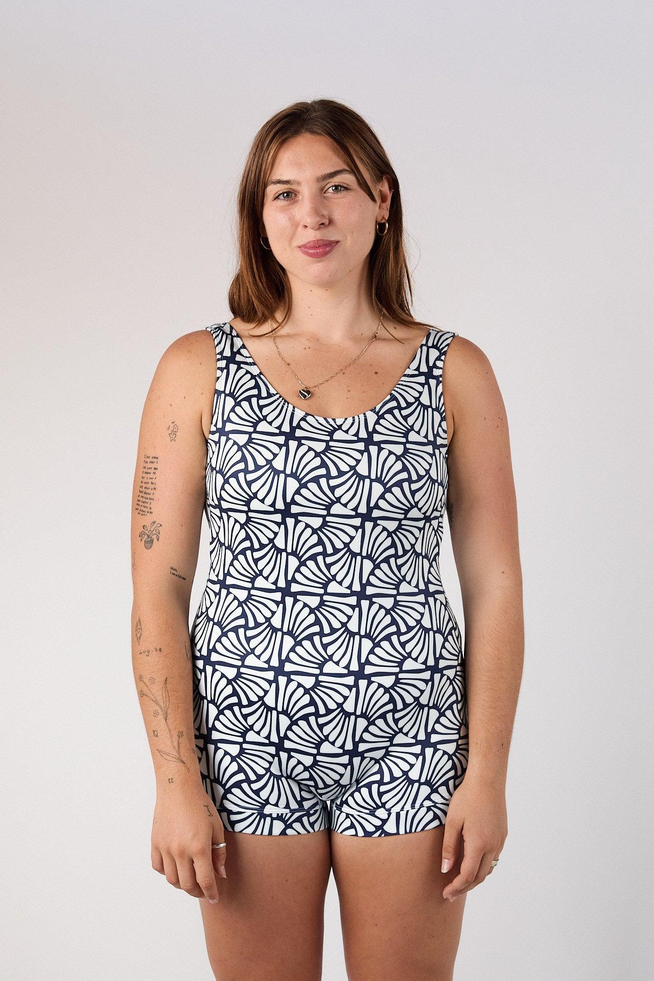 Front view of Lola Bluebell swimsuit