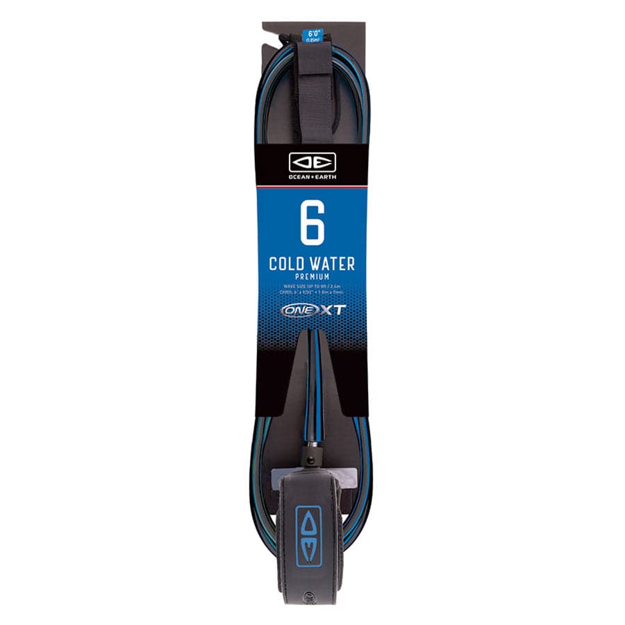 Surfboard Leash | Cold Water Premium - 6ft | Ocean and Earth