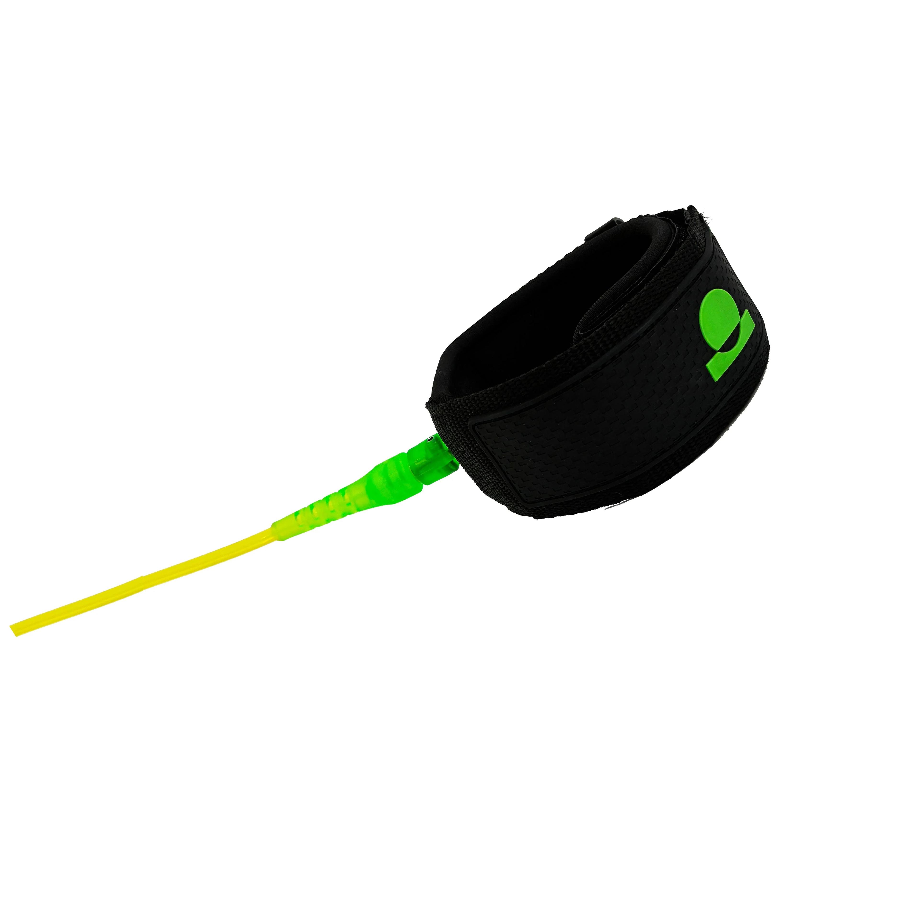 Summer vibes Session 5ft Surfboard Leash Leg rope - Green Fluro - Summer vibes