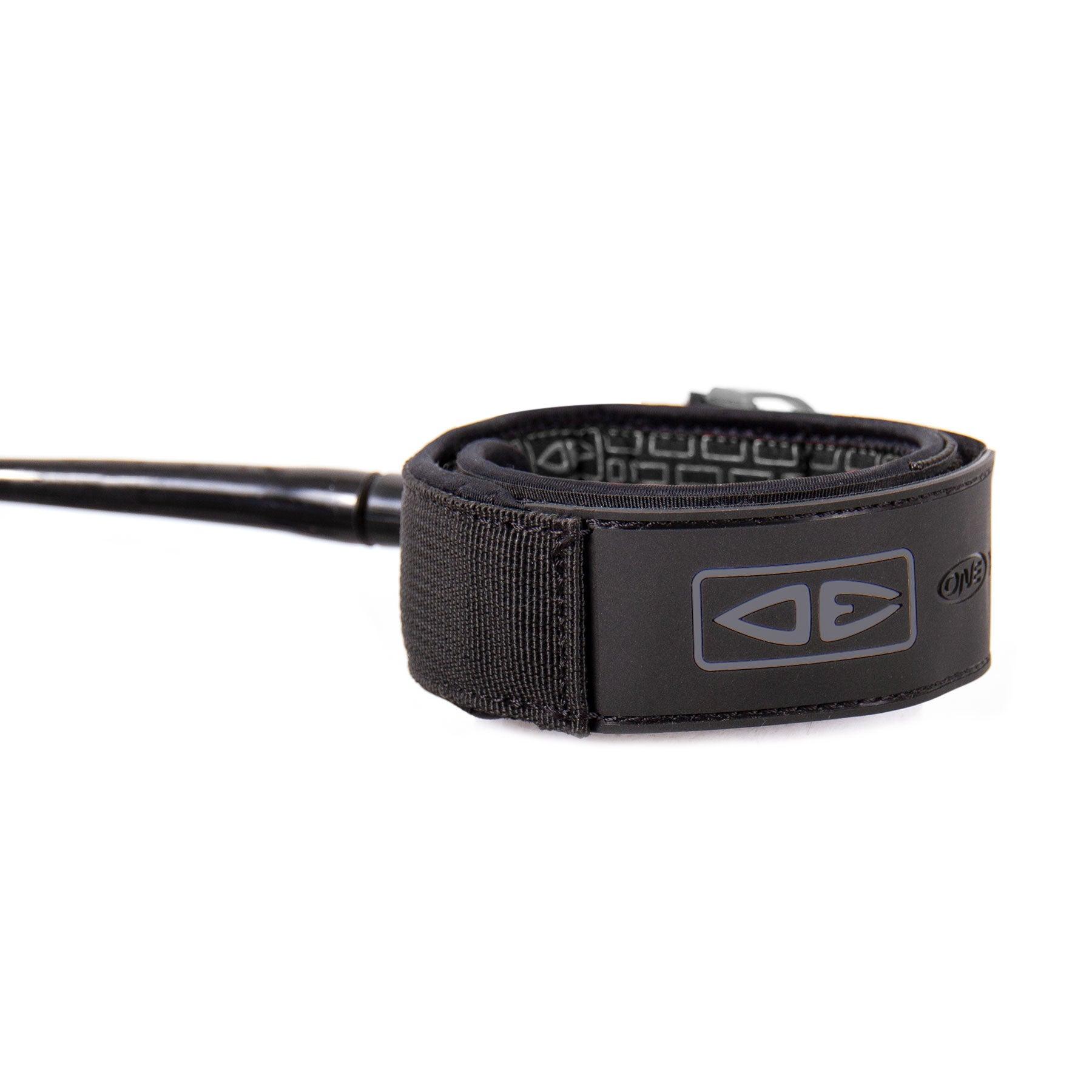 Black Longboard Knee Comp Leash