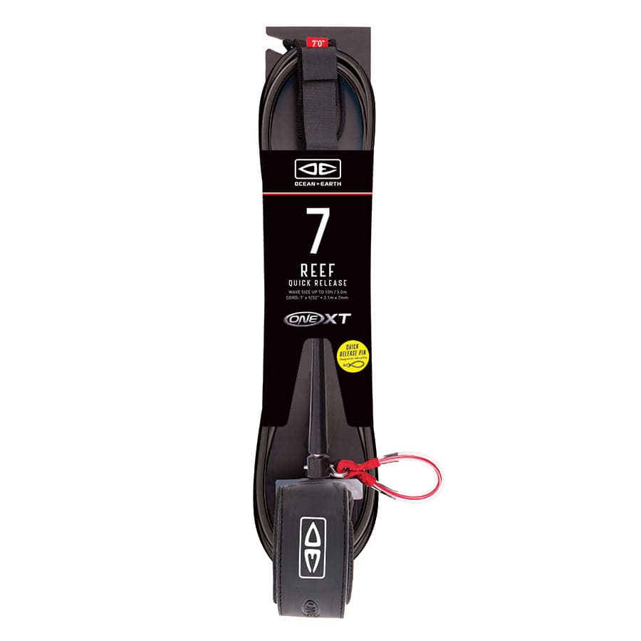 Surfboard Leash | Reef Quick Release One-XT - 7ft | Ocean and Earth