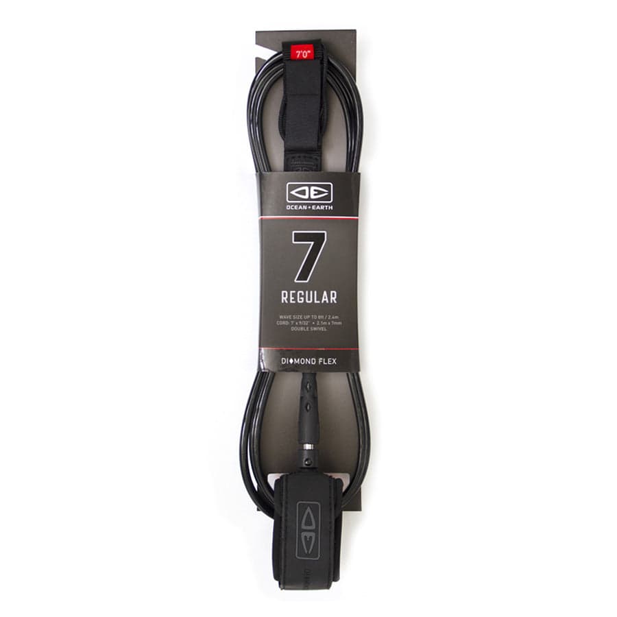 Surfboard Leash | Diamond Flex Regular - 7ft | Ocean and Earth