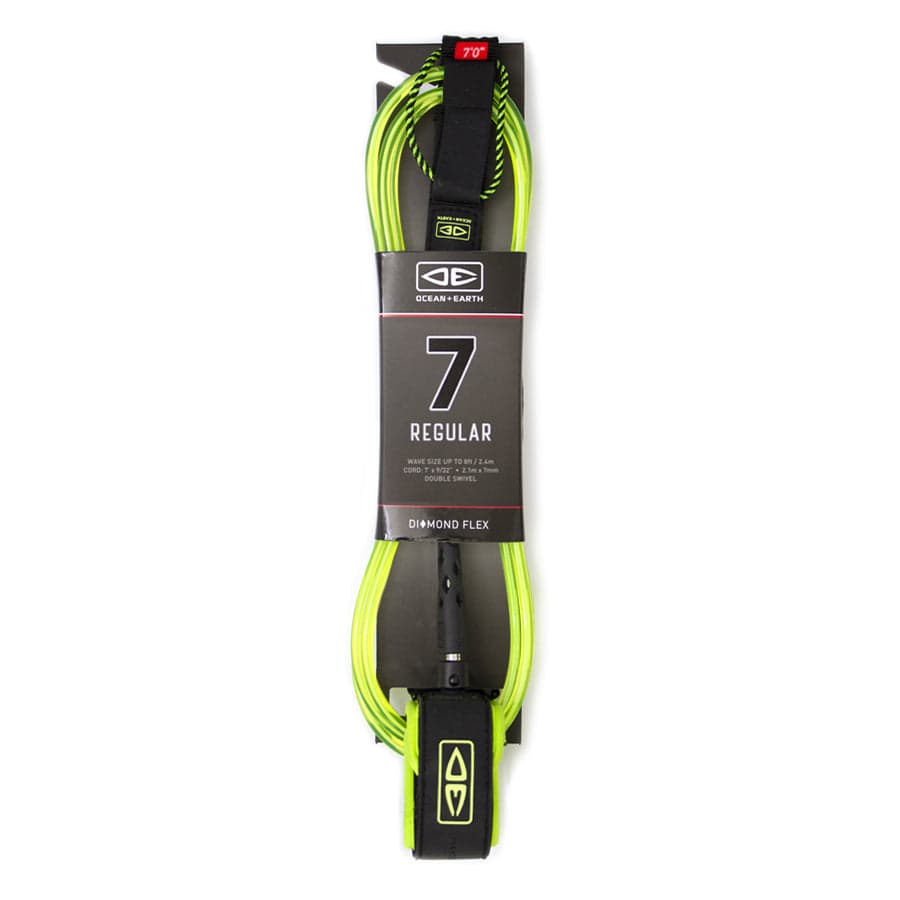 Surfboard Leash | Diamond Flex Regular - 7ft | Ocean and Earth
