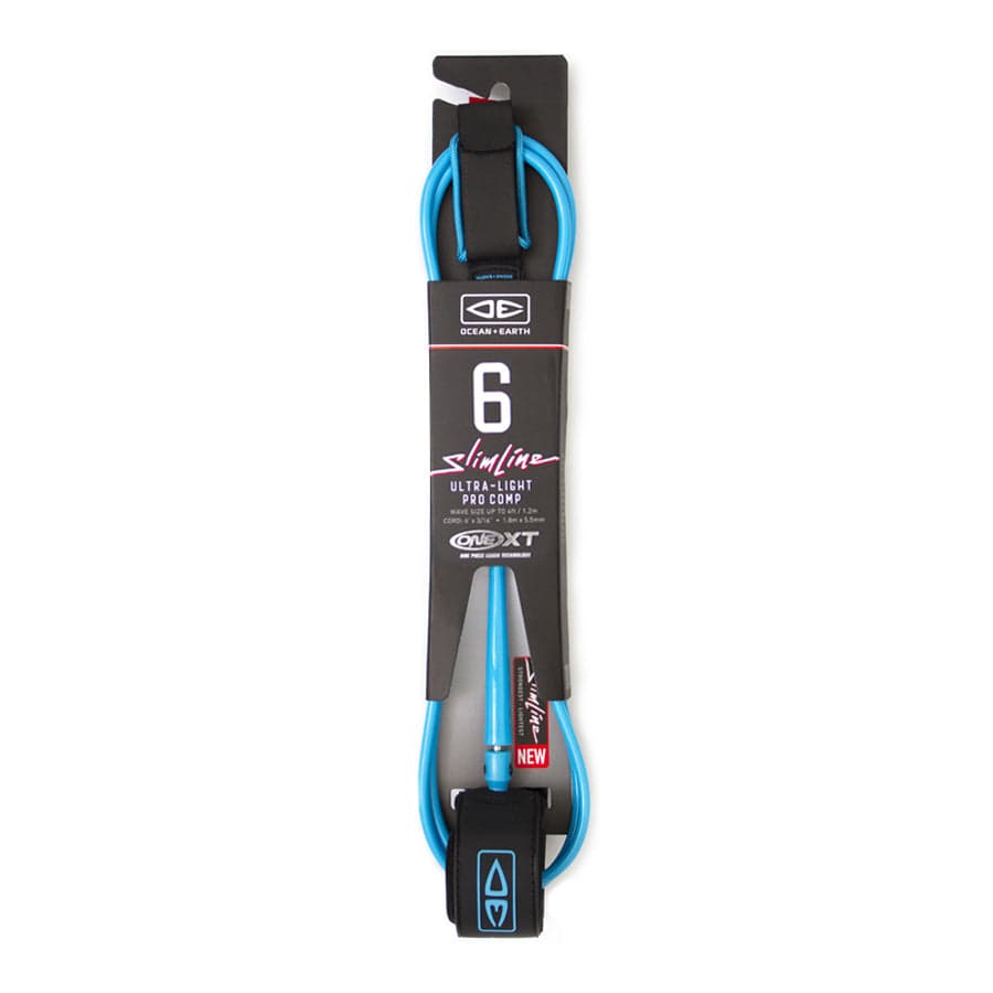Blue Slimline Leash Packaged