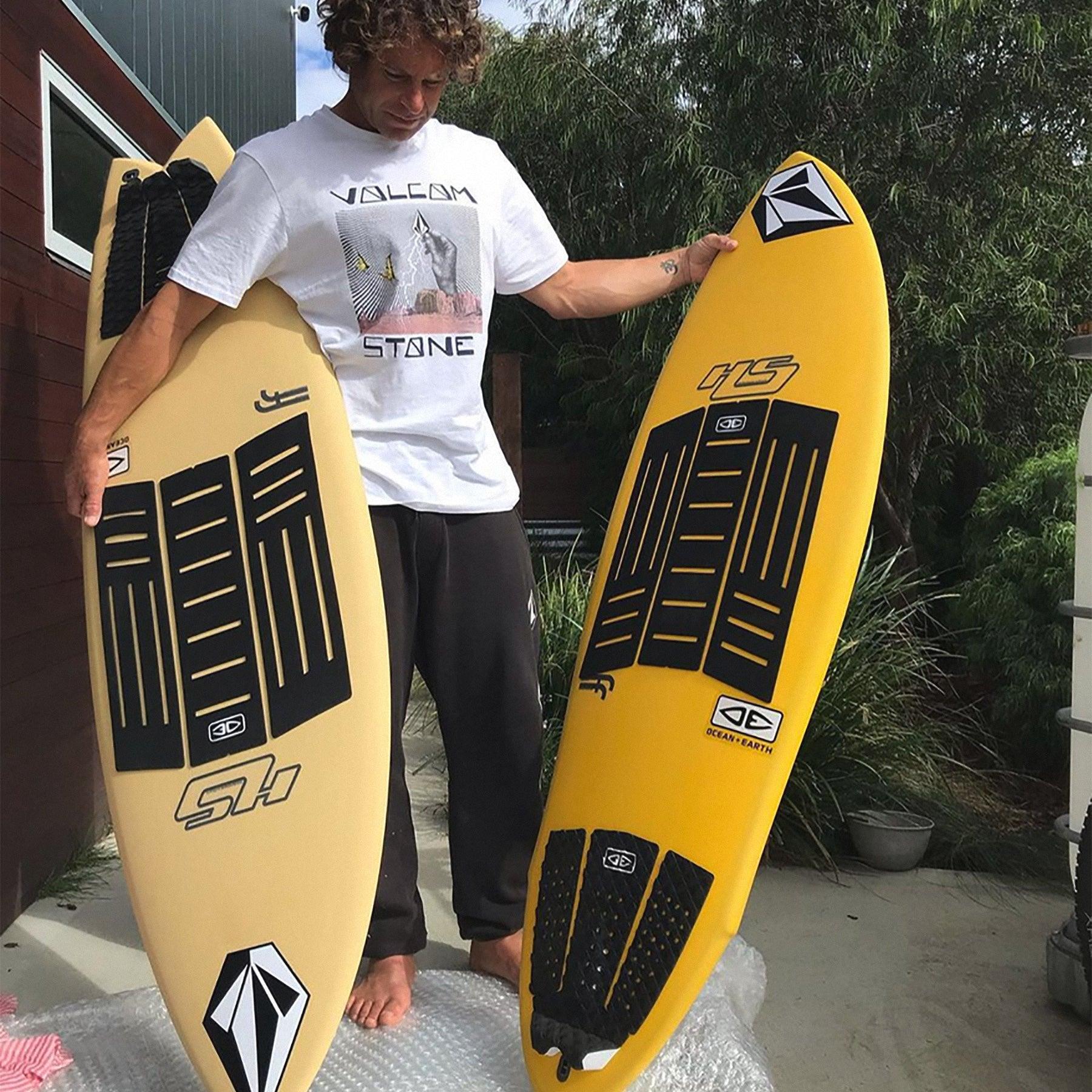Down the Line Surfboard Centre Deck Pad by Ocean and Earth