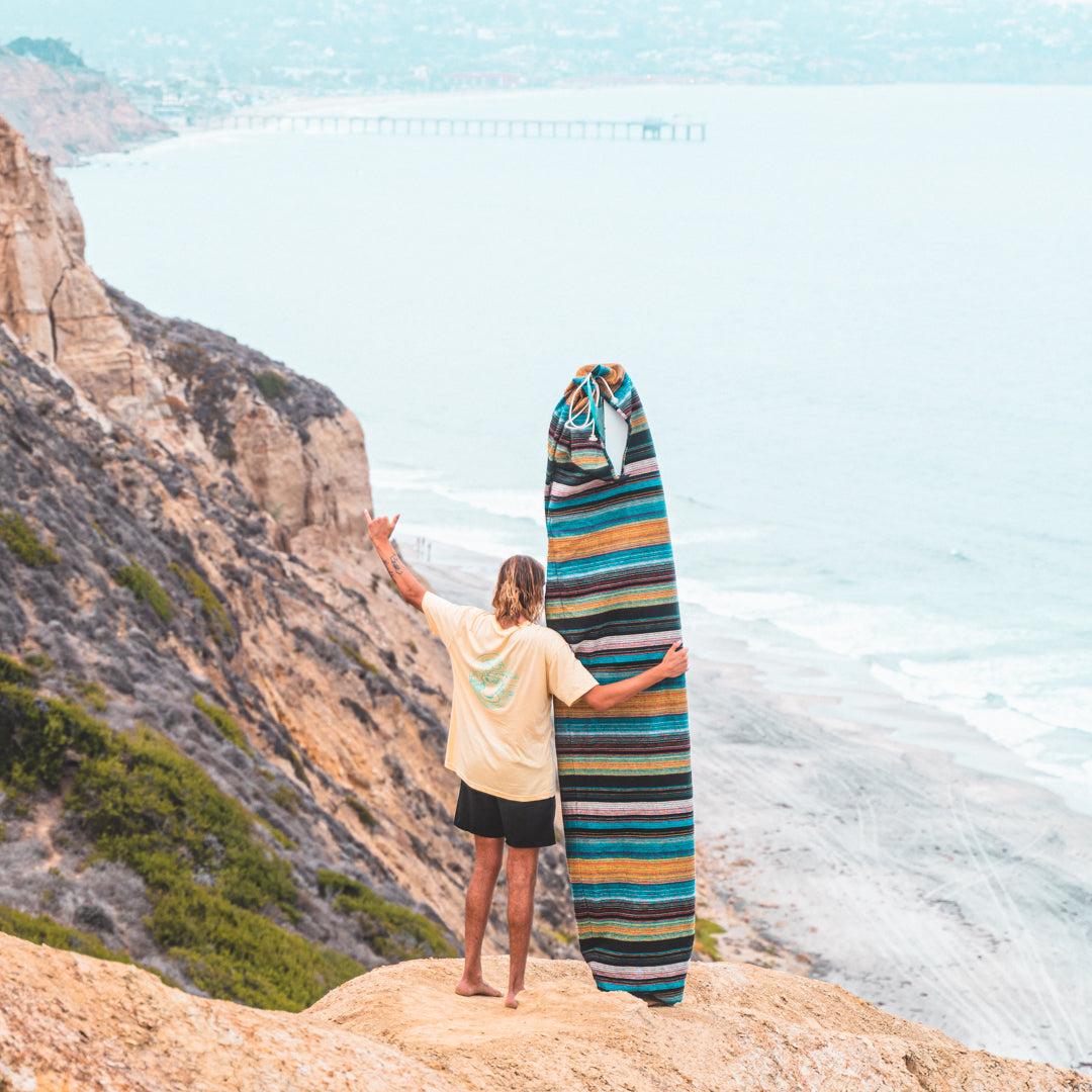 Surfboard Bag on Beach