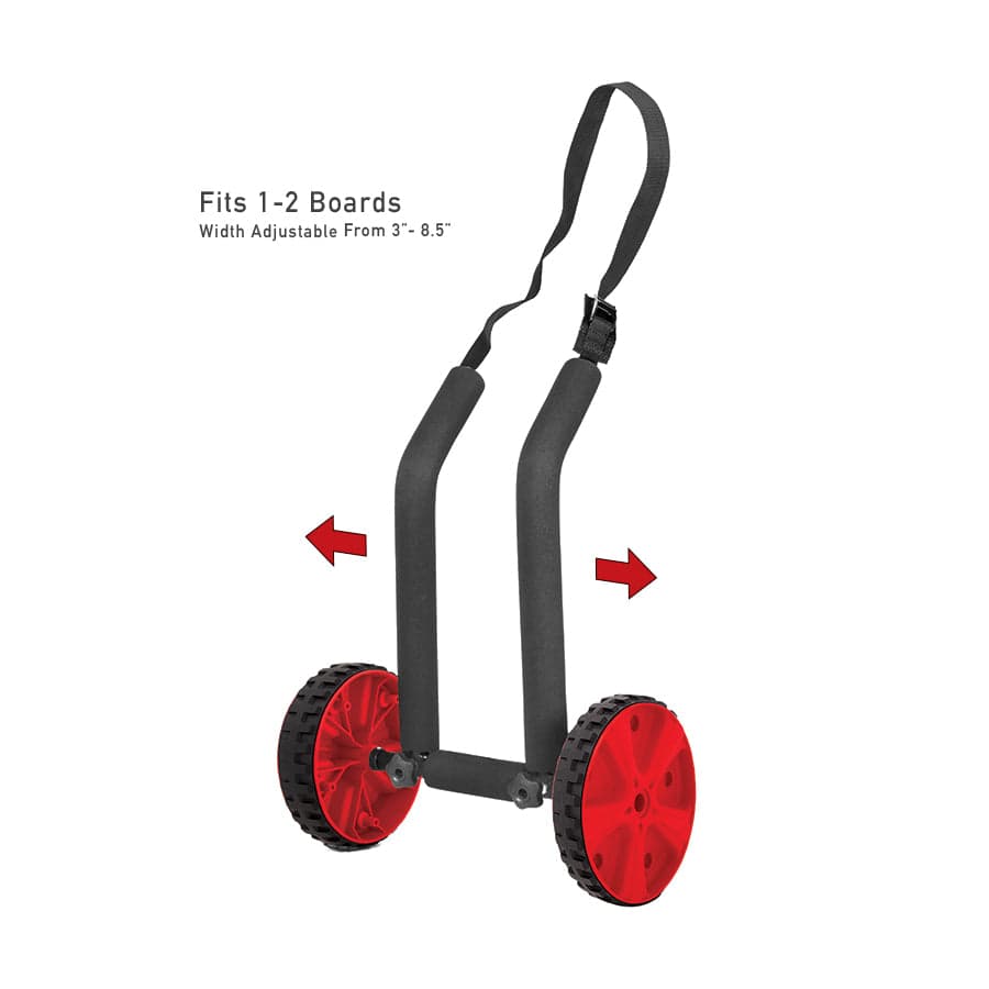 Ocean & Earth | Double SUP / Longboard Trolley | Black