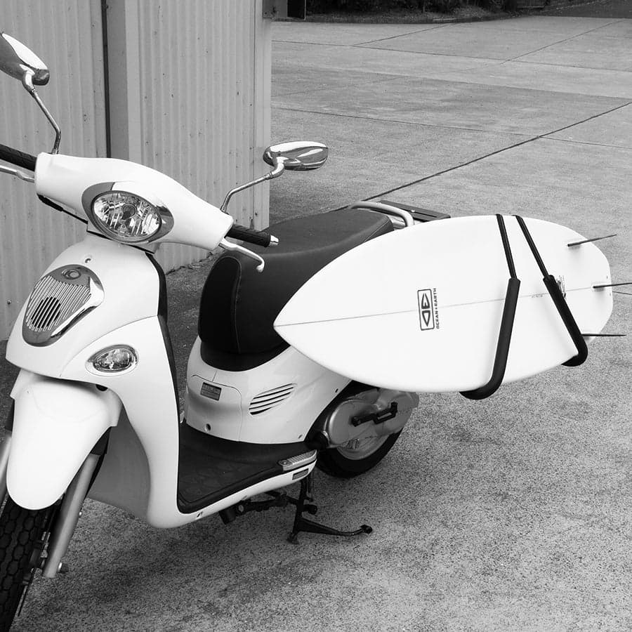 Moped Surfboard Rack | Ocean and Earth