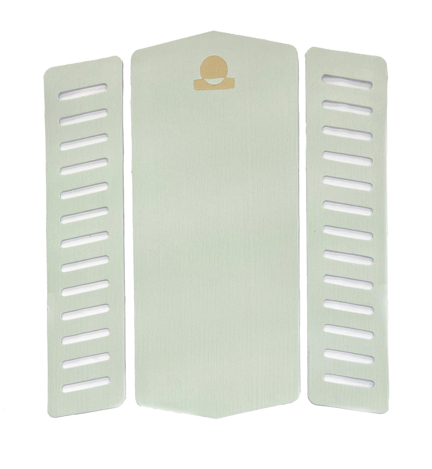 Front traction pad angled view