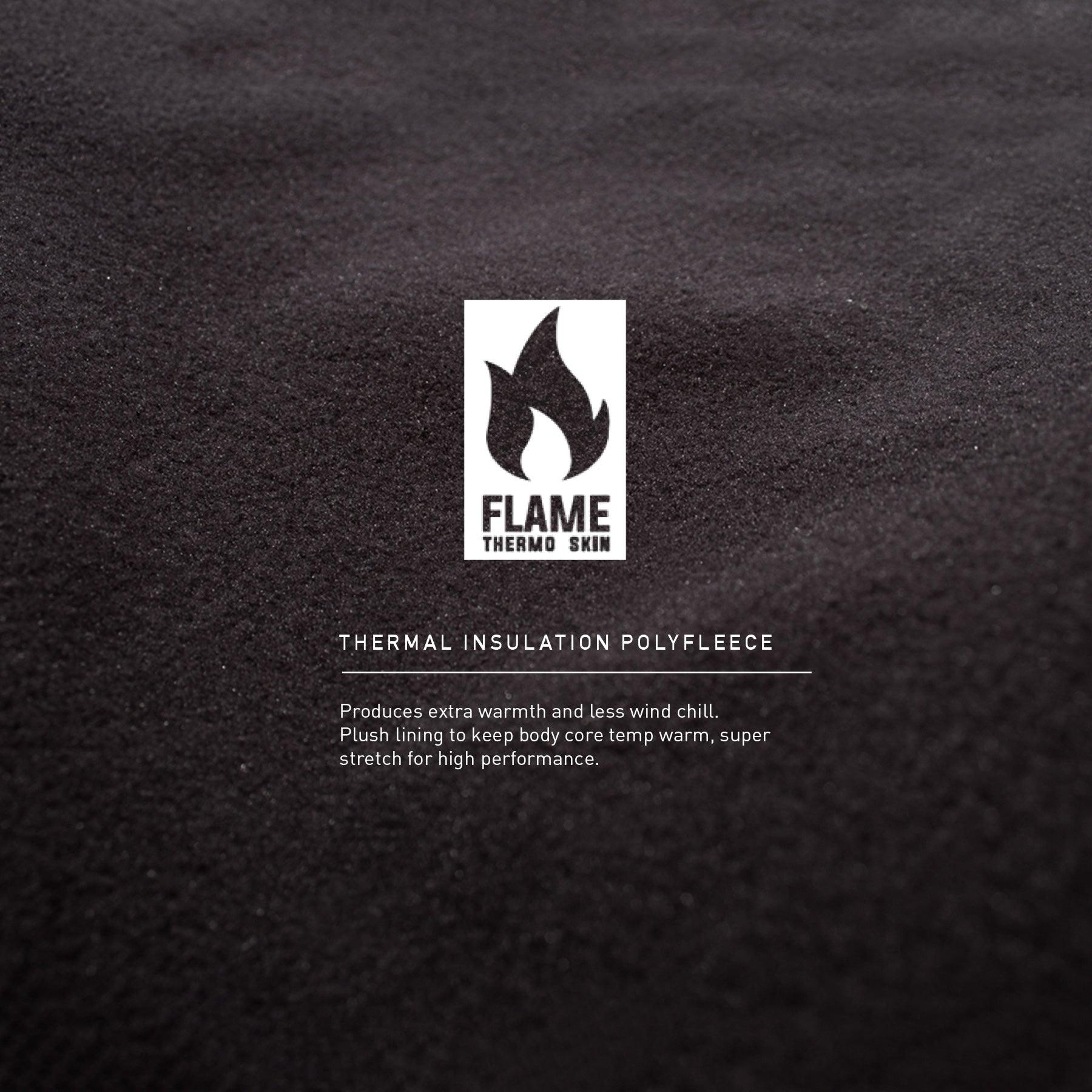 Mens Flame Short Sleeve Thermo Skin