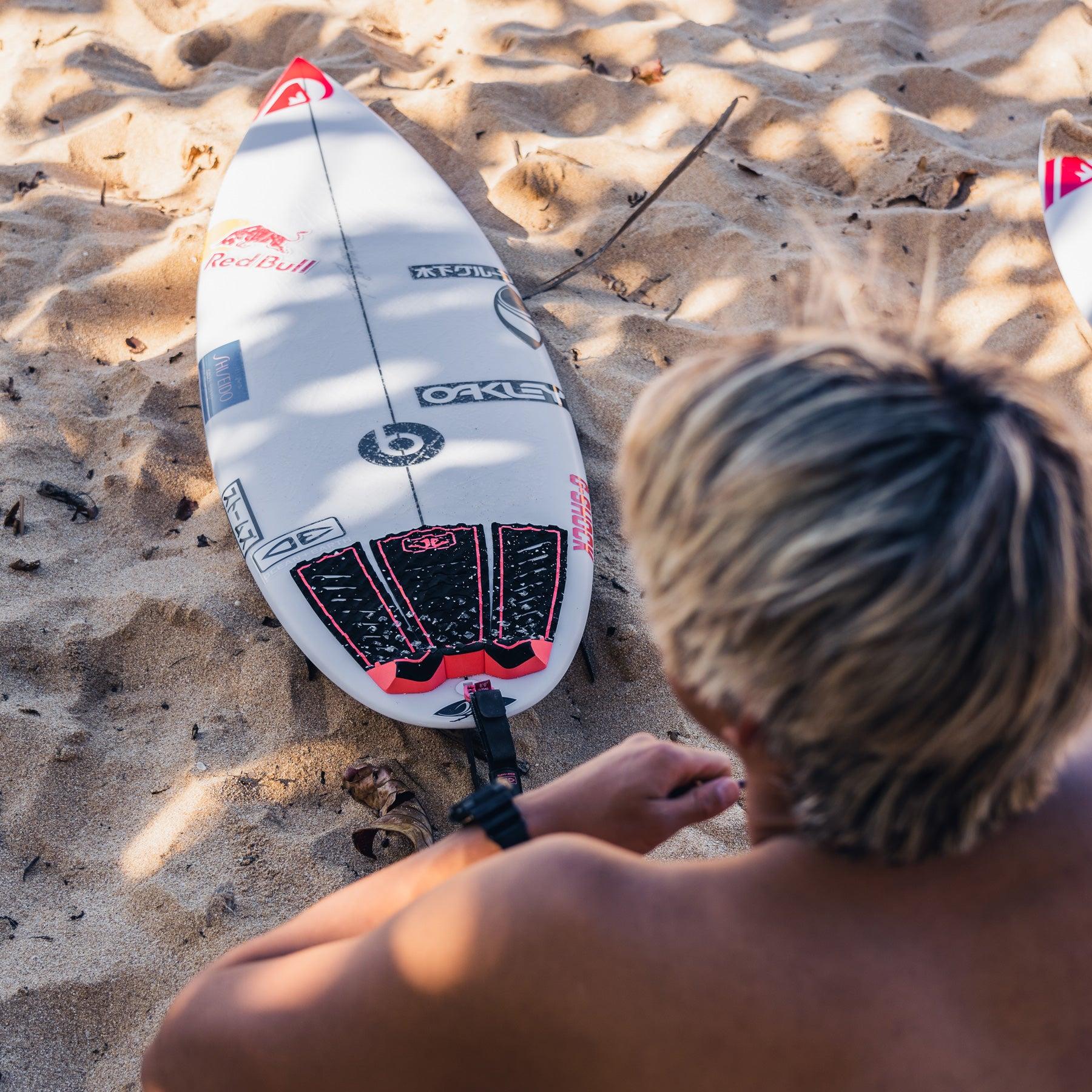 Kanoa Igarashi Surfboard Tail Pad by Ocean and Earth