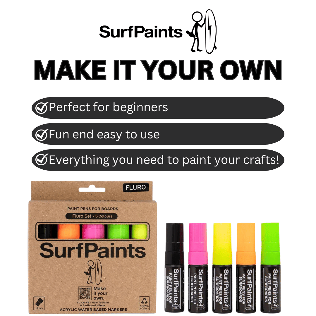 Fluro Acrylic Paint Pens - 15mm Durable Wide Nibs for All Surfaces – Premium Japanese Quality