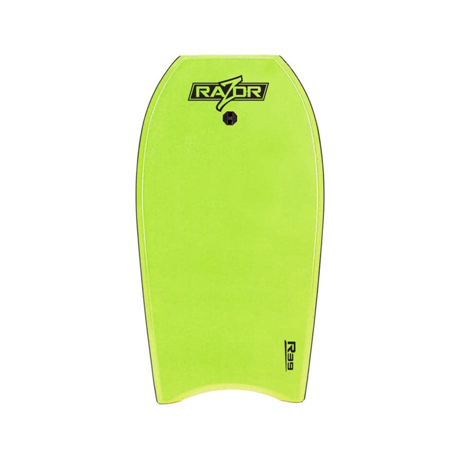 Lime bodyboard front view