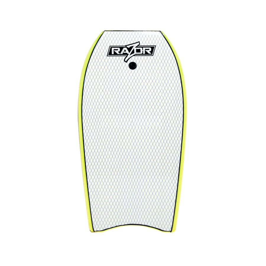 Lime bodyboard back view