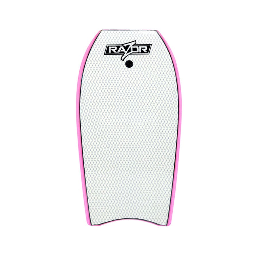 Pink bodyboard back view