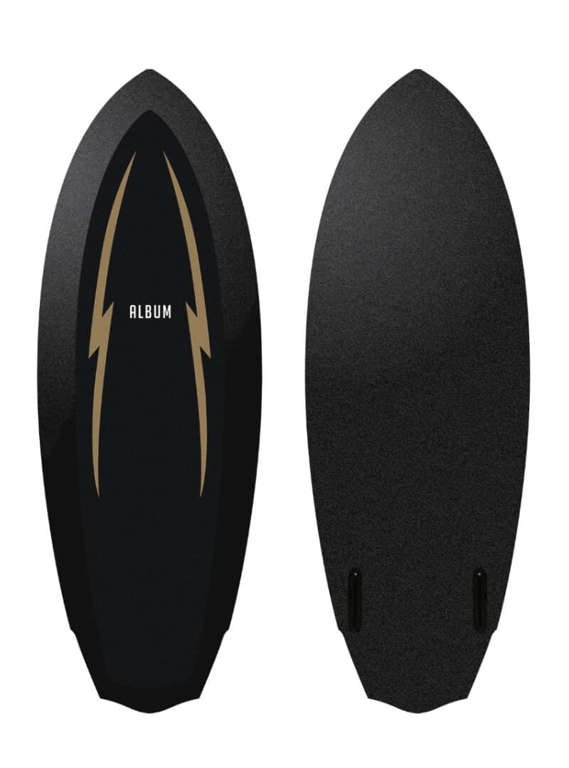 4'10" Sea Skate Soft Top-Golden Lightning 1