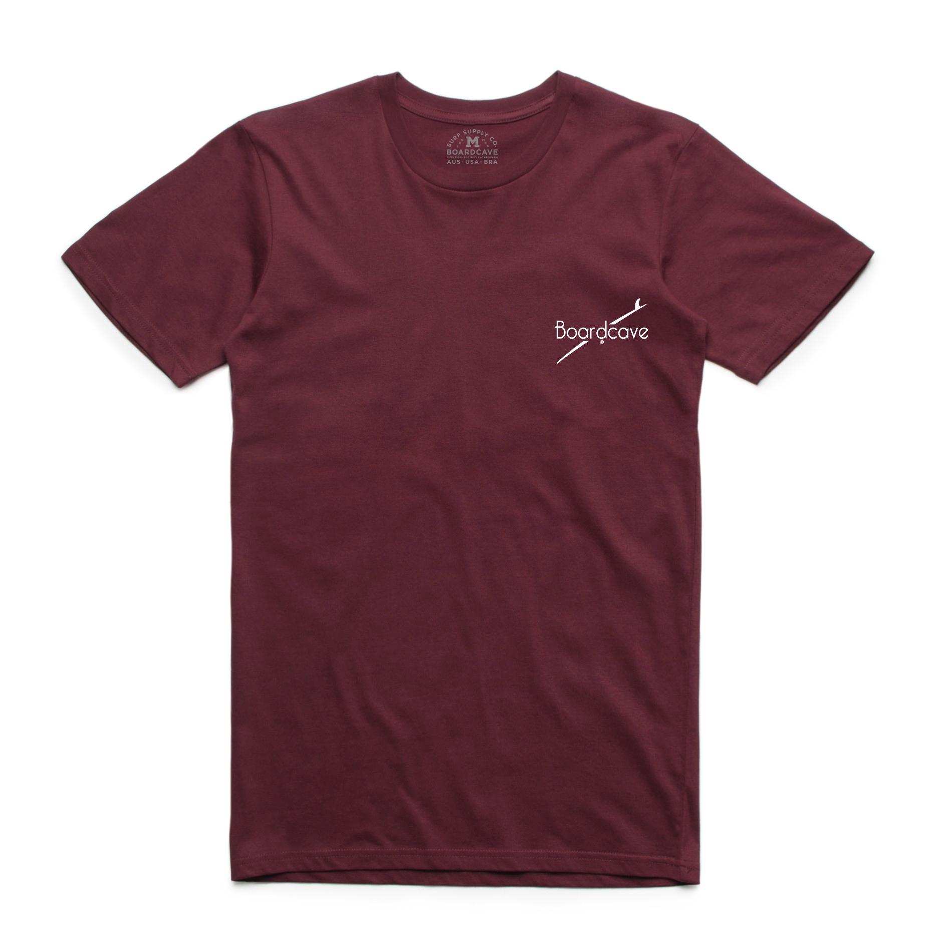 Handcrafted Tee - Burgundy 1