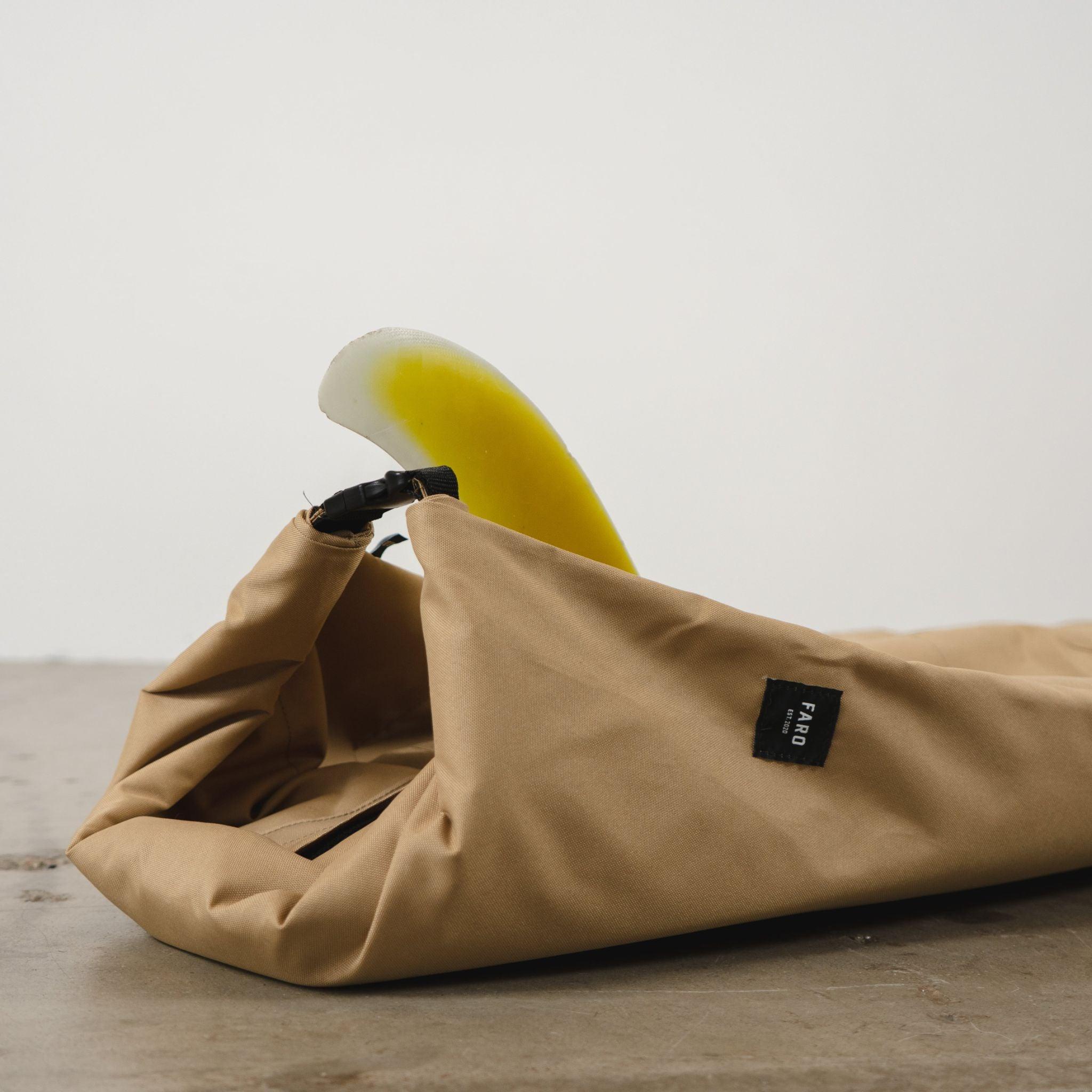 Harbor Tan Canvas Surfboard Bag