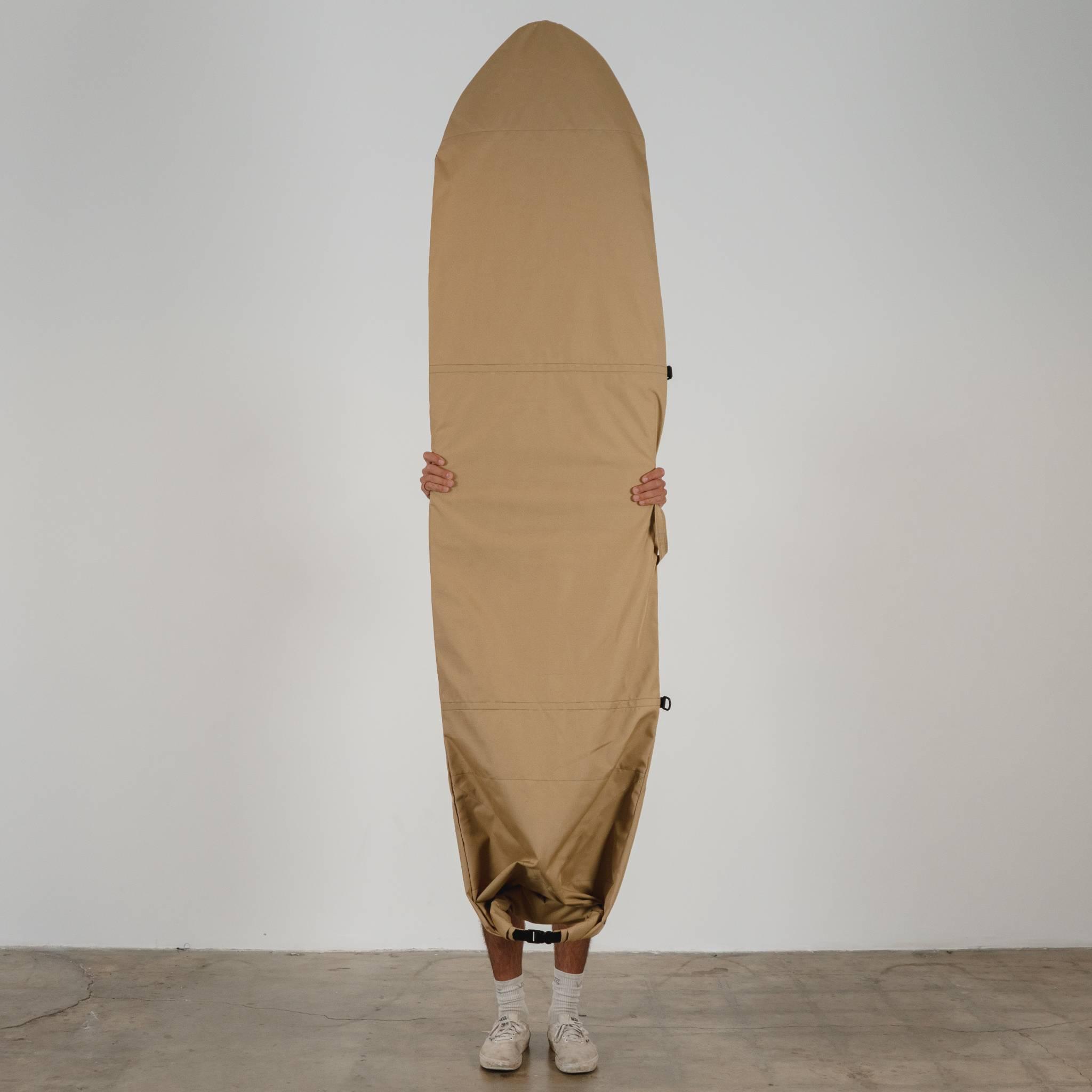 Harbor Tan Canvas Surfboard Bag