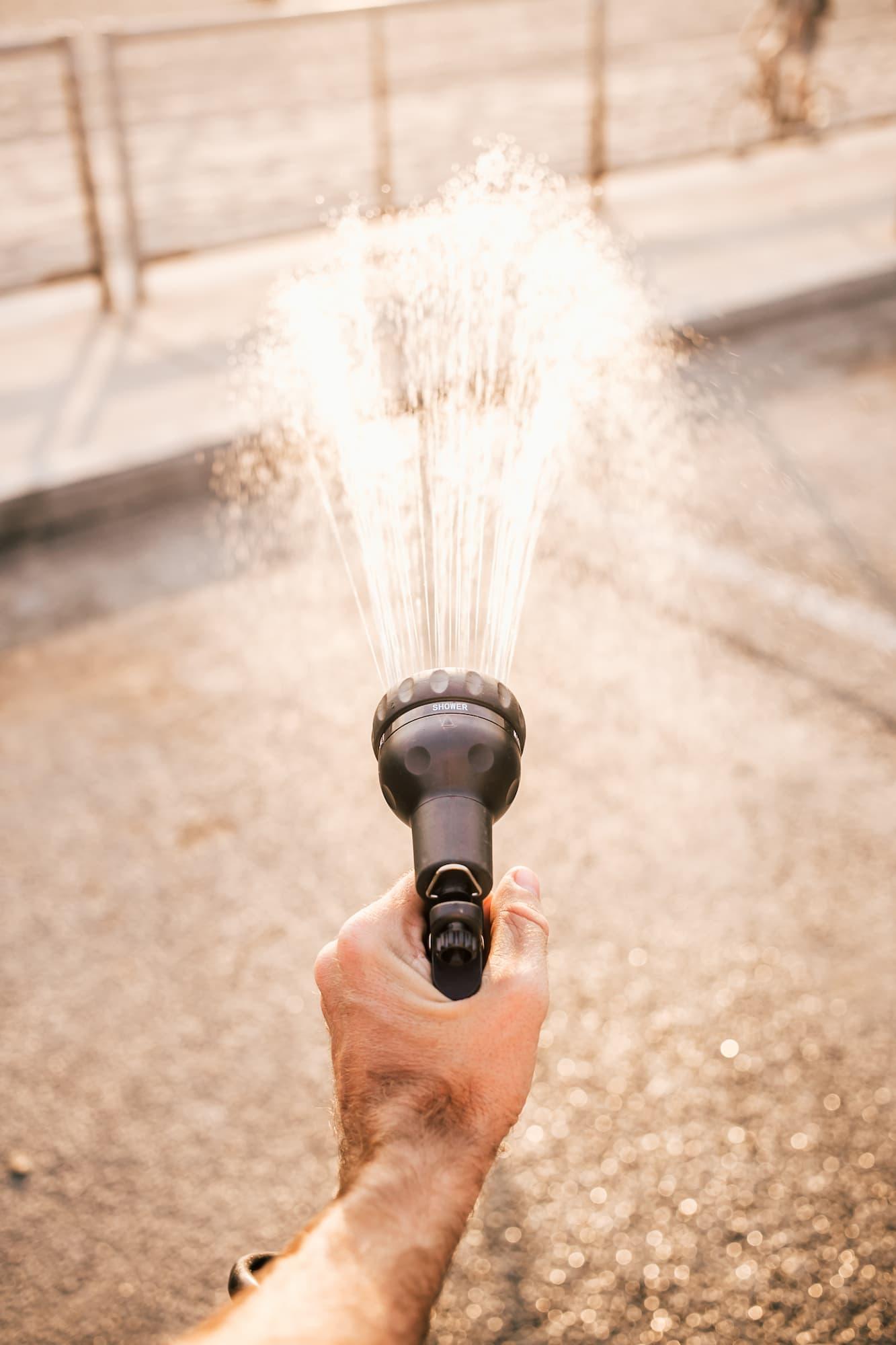 Beachbox Shower Spray gun shower mode