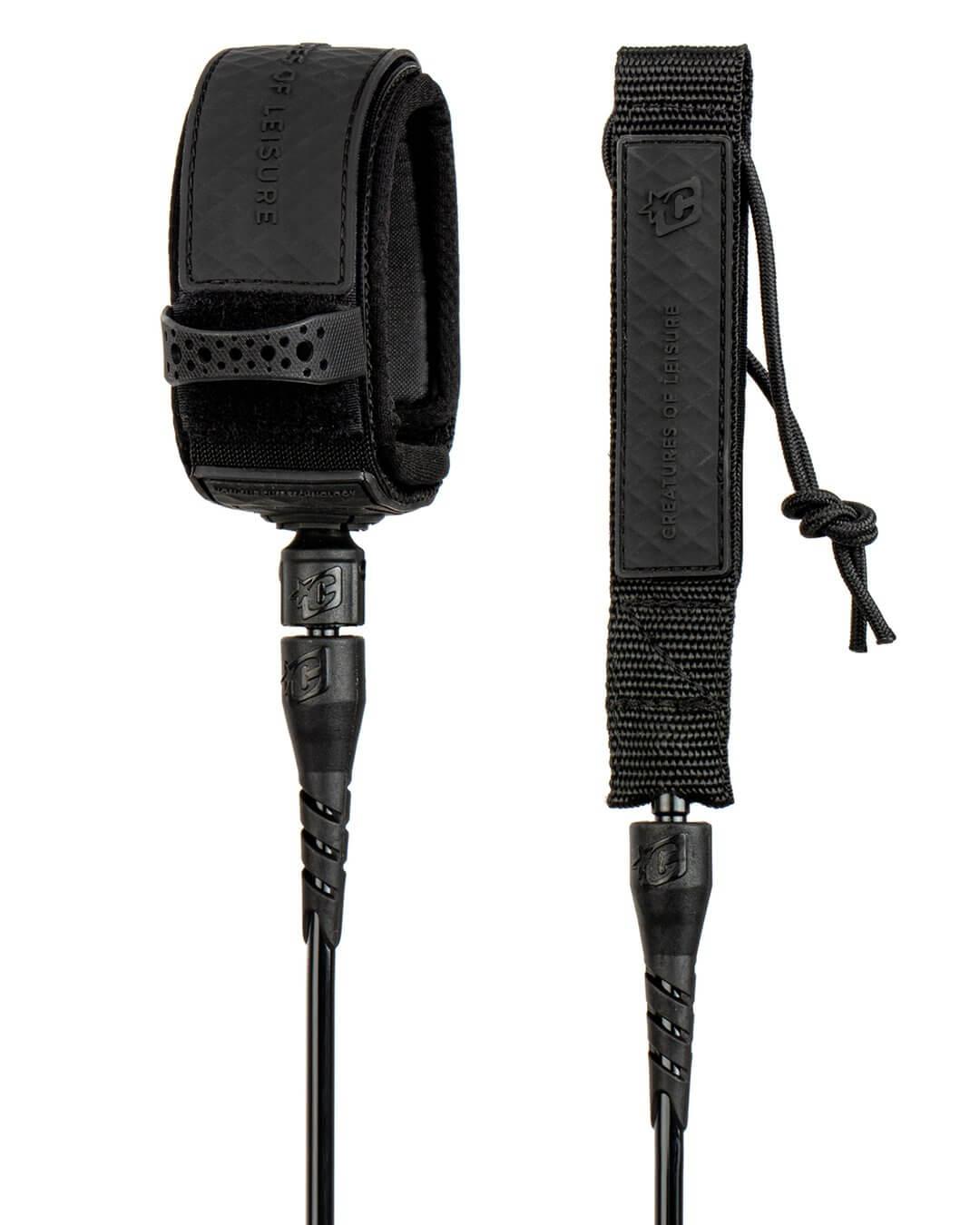 9ft Reliance Longboard Ankle Leash - Black 1
