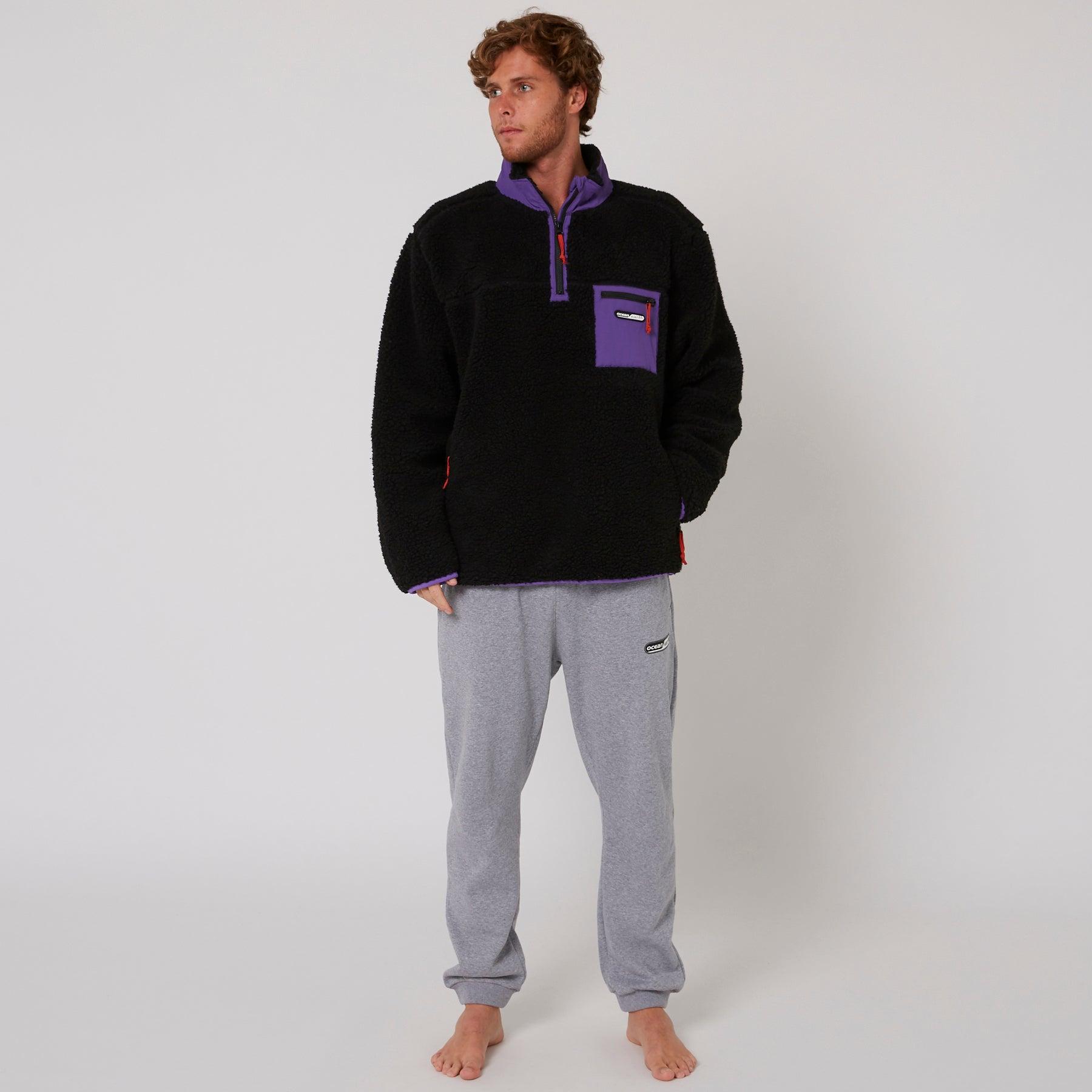 Reflex Sherpa 1/4 Zip - Black